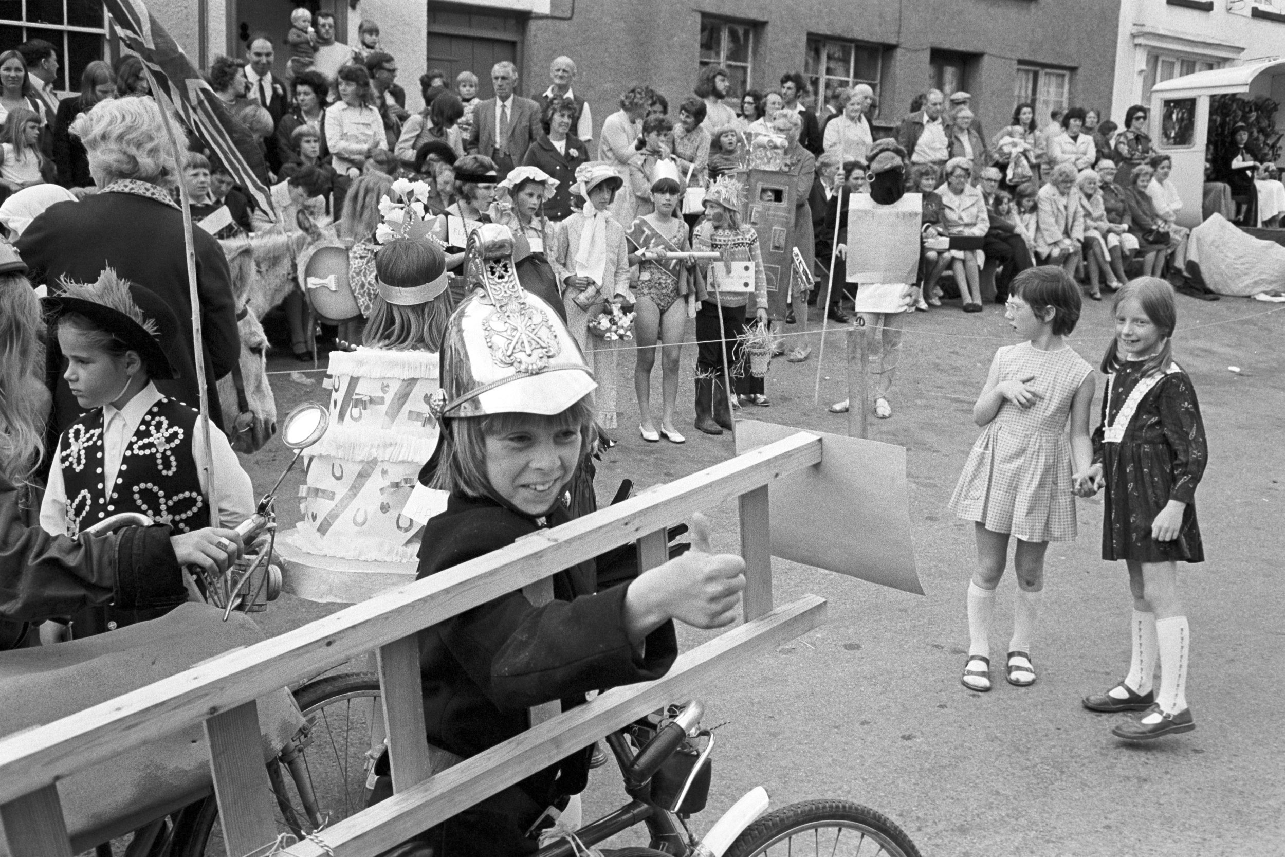 Fancy dress, Winkleigh, July 1974