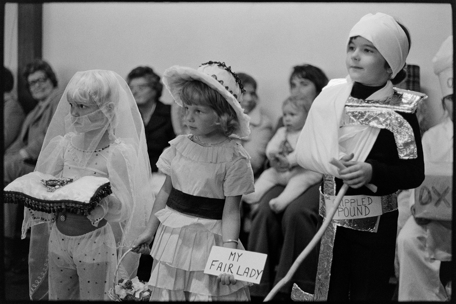 Children in fancy dress, Dolton, October 1975