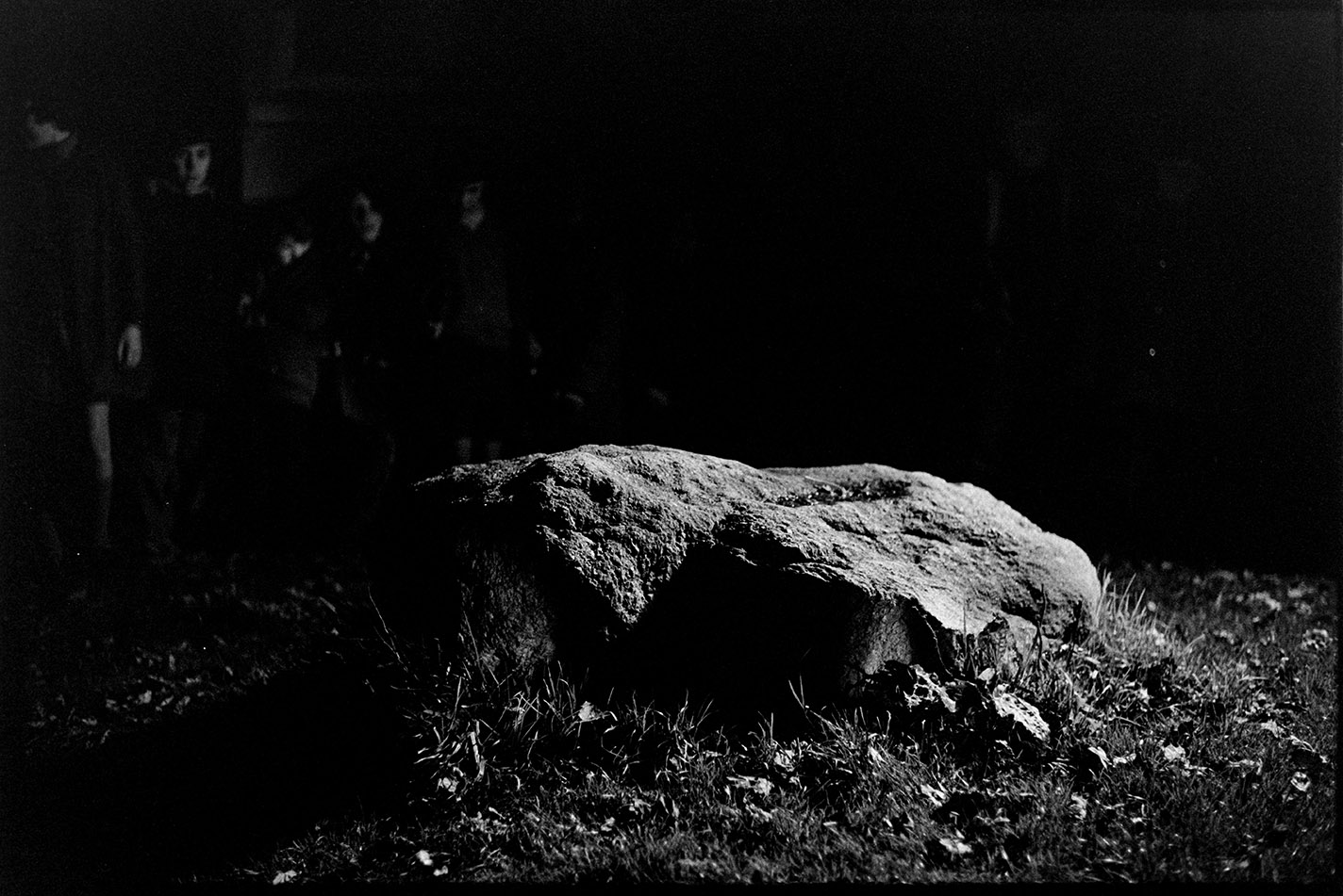 Turning the Devil's Stone, Shebbear, 5 November 1974