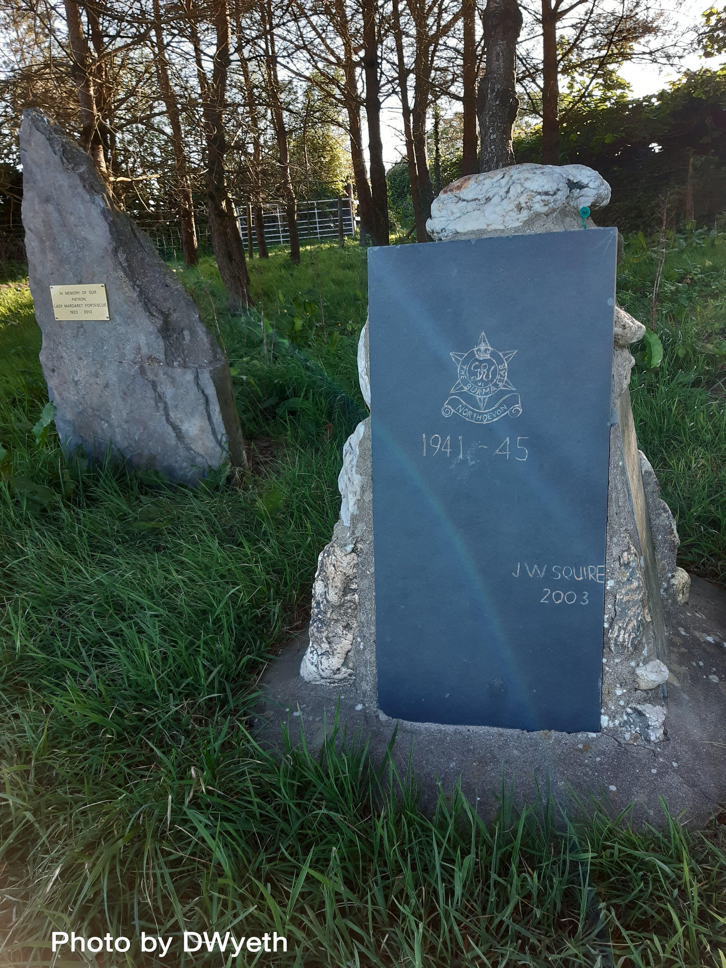 DWyeth Running Photo4, Burma Vets. Memorial, Filleigh Est.13.05.2020.jpg