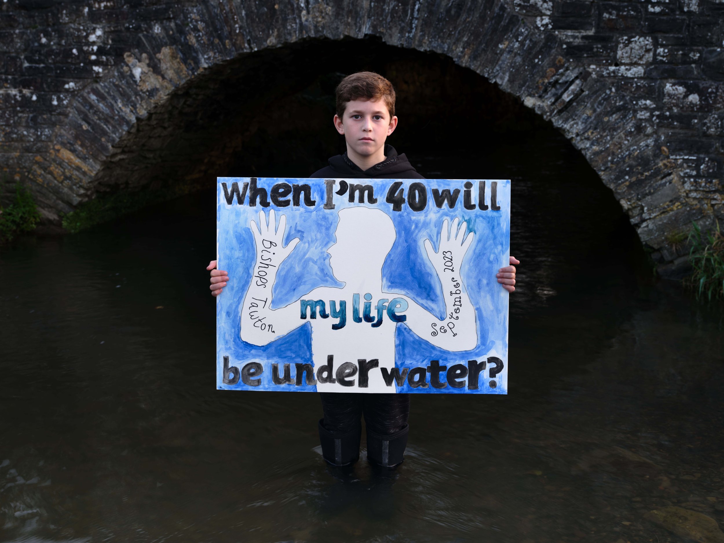 Alistair, Venn Stream, Bishops Tawton, September 2023