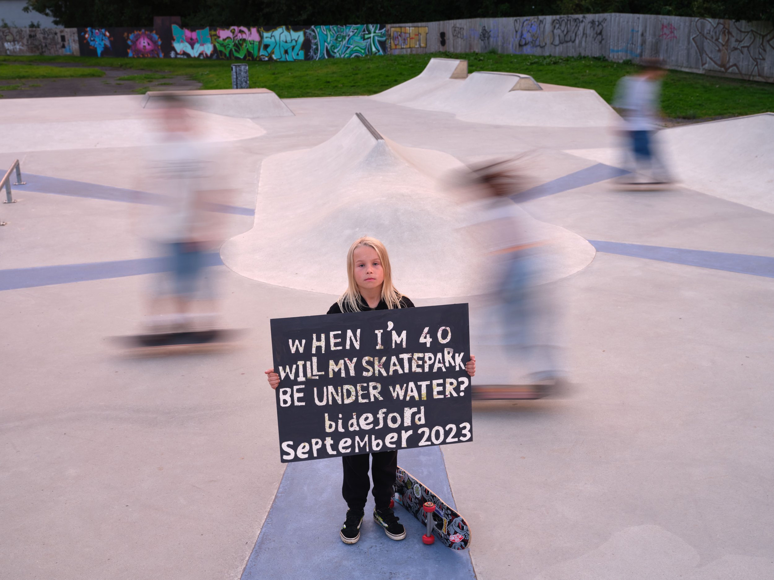 Jacob, Skatepark, Bideford,   September 2023   