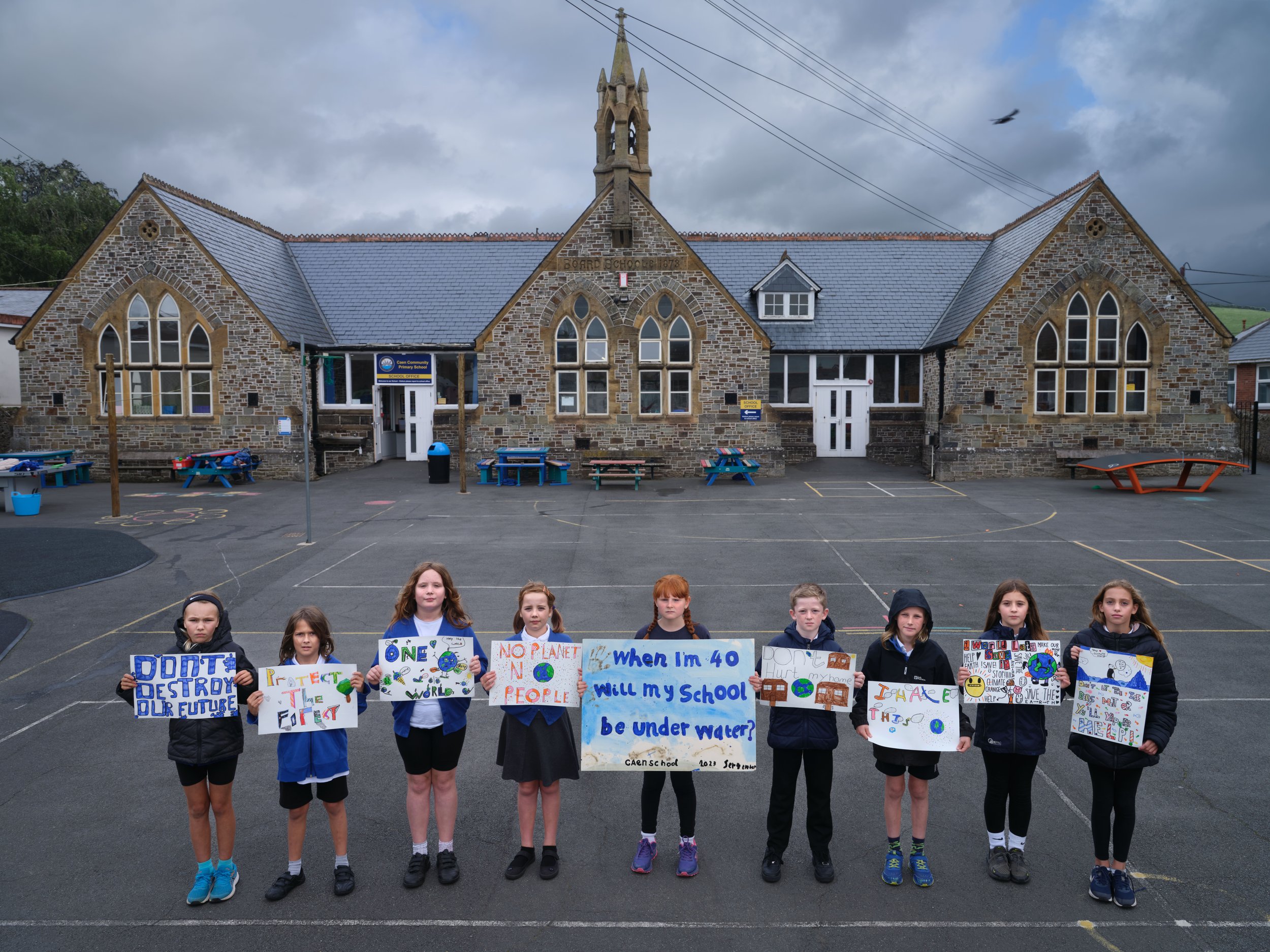 Daisy, Mylo, Isabelle, Niamh, Edith, Oscar, Hamish, Rose, Robyn,  Caen Community Primary School, Braunton,  September 2023   