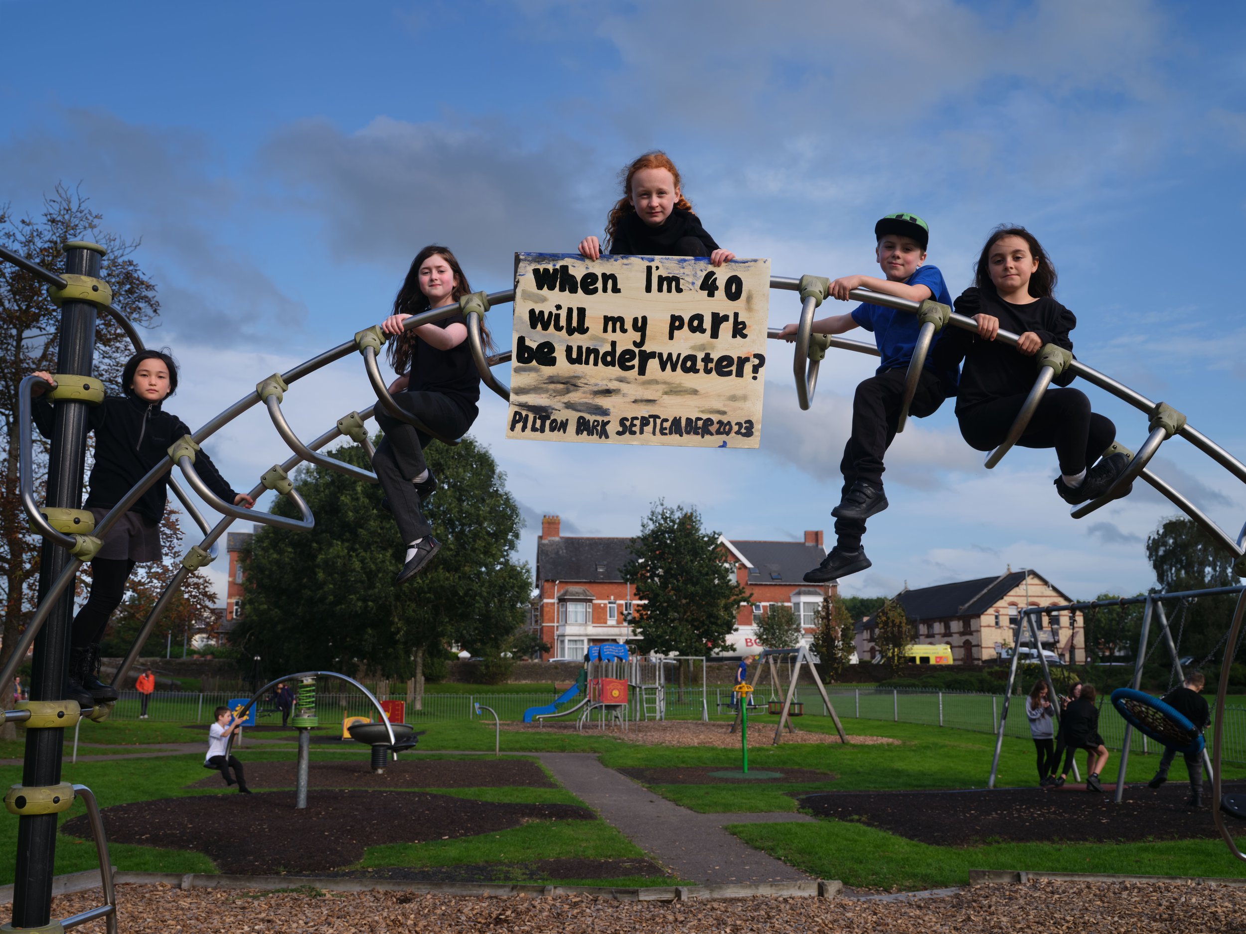 Kayla, Eliza E, Eliza H, Eddie, Abigail,  Pilton Park, Barnstaple,  September 2023   