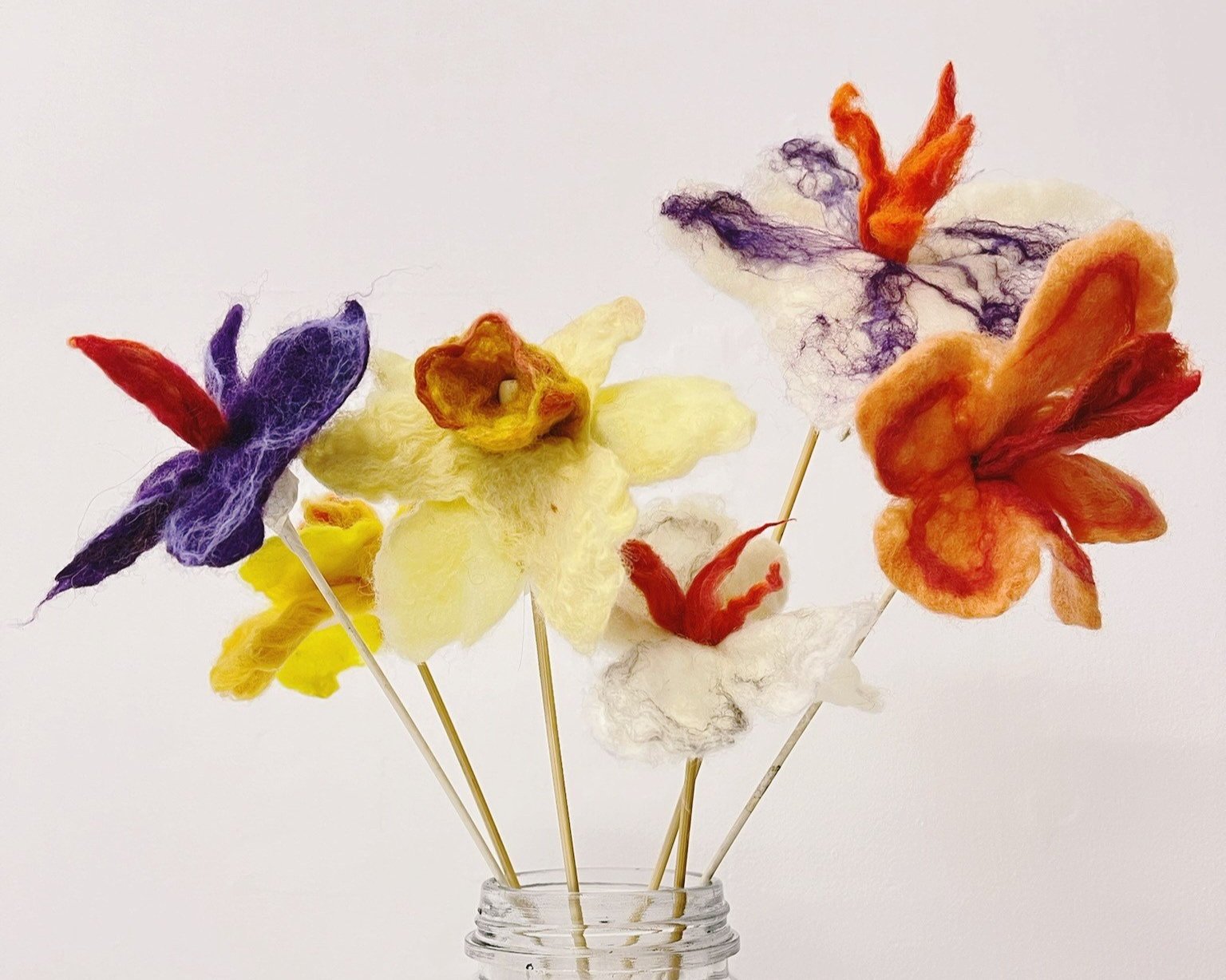 Felted Flowers Workshop | Caroline Preston