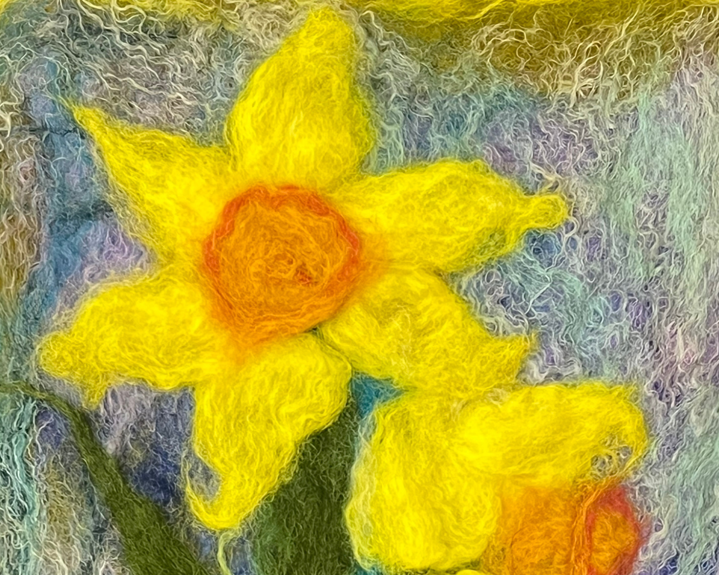Felted Flowers Workshop | Caroline Preston