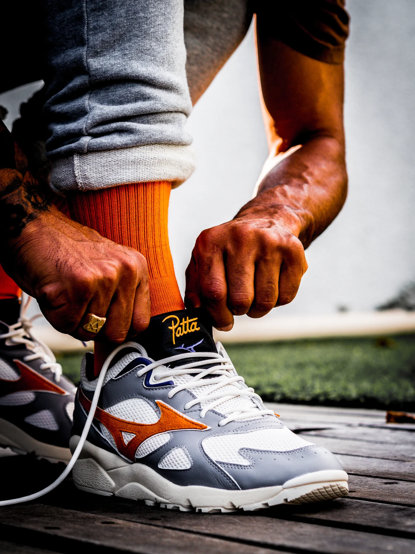 patta x mizuno sky medal