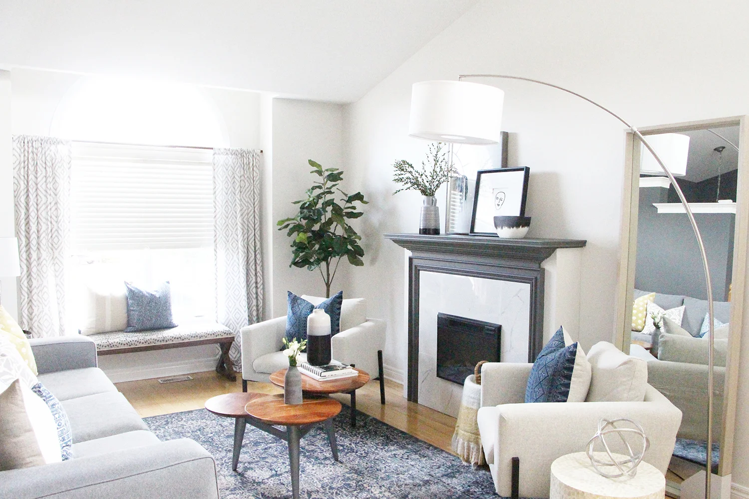Before and After: Briarwood Living Room