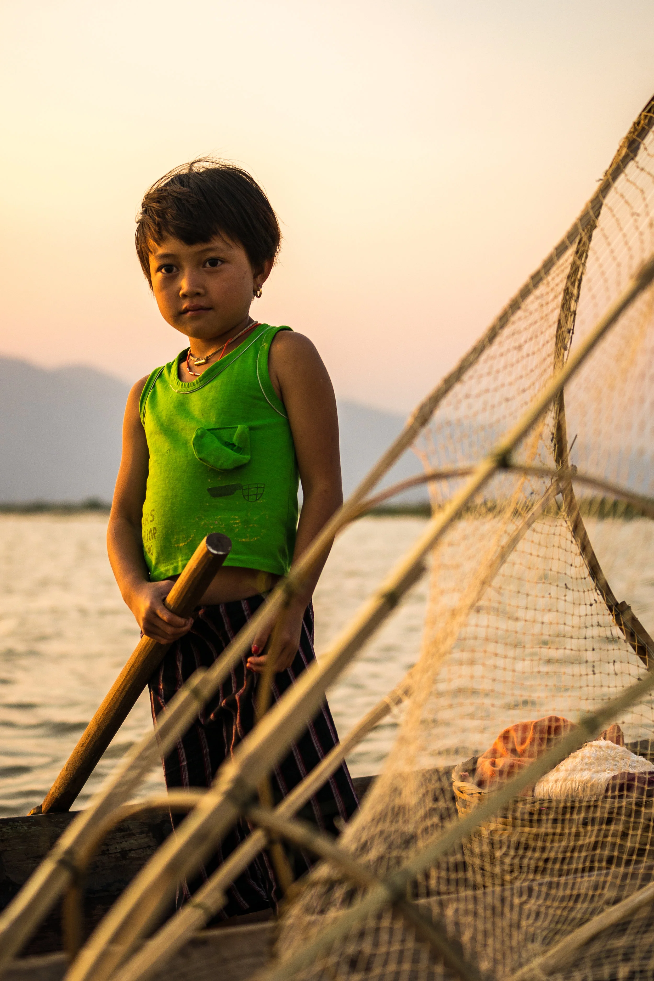 Fisherman's daughter - Inle Lake