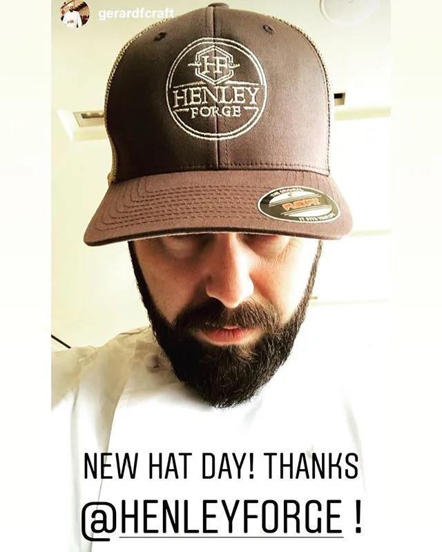When the chef sports your headgear. #henleyforge