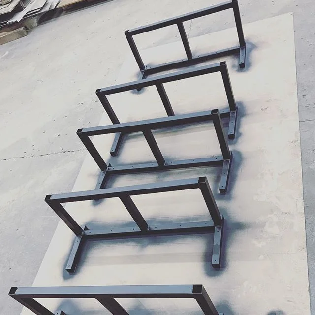 Keepin&rsquo; it sexy with steel. Some sweet projects coming together for some amazing clients! @elmwood.stl @oldbakerybeer #steel #henleyforge #customfabrication #highendmetalwork