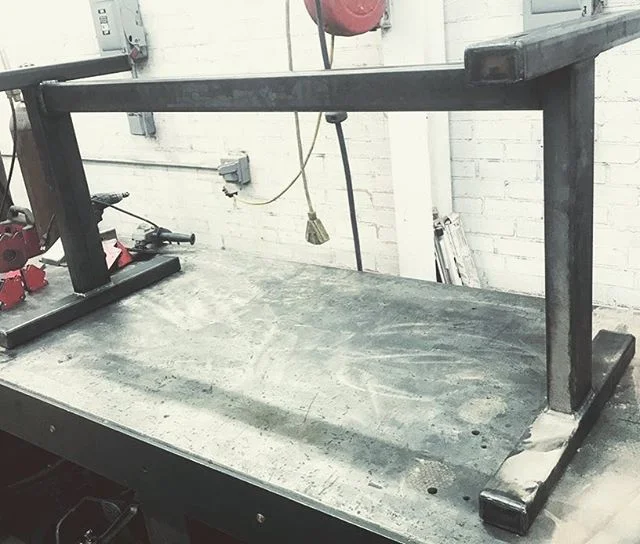 It all starts with a sketch... Add some USA made, heavy wall steel and a little cutting and a bunch of welding, and you have a beautiful little trestle table base for @davidstinefurniture.......
.
.
.
.
.
#henleyforge #jensenfab #metalfab #design #cu