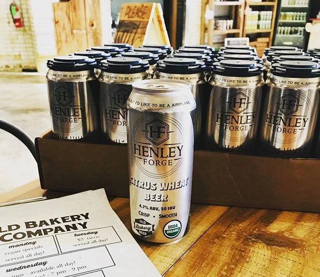 Special thanks to James and Lauren @oldbakerybeer for bringing to life our very own Henley Forge edition beer. 
This OBB Citrus Wheat is very limited supply, and heading out to our clients and friends this Holiday season... let us know if want on thi