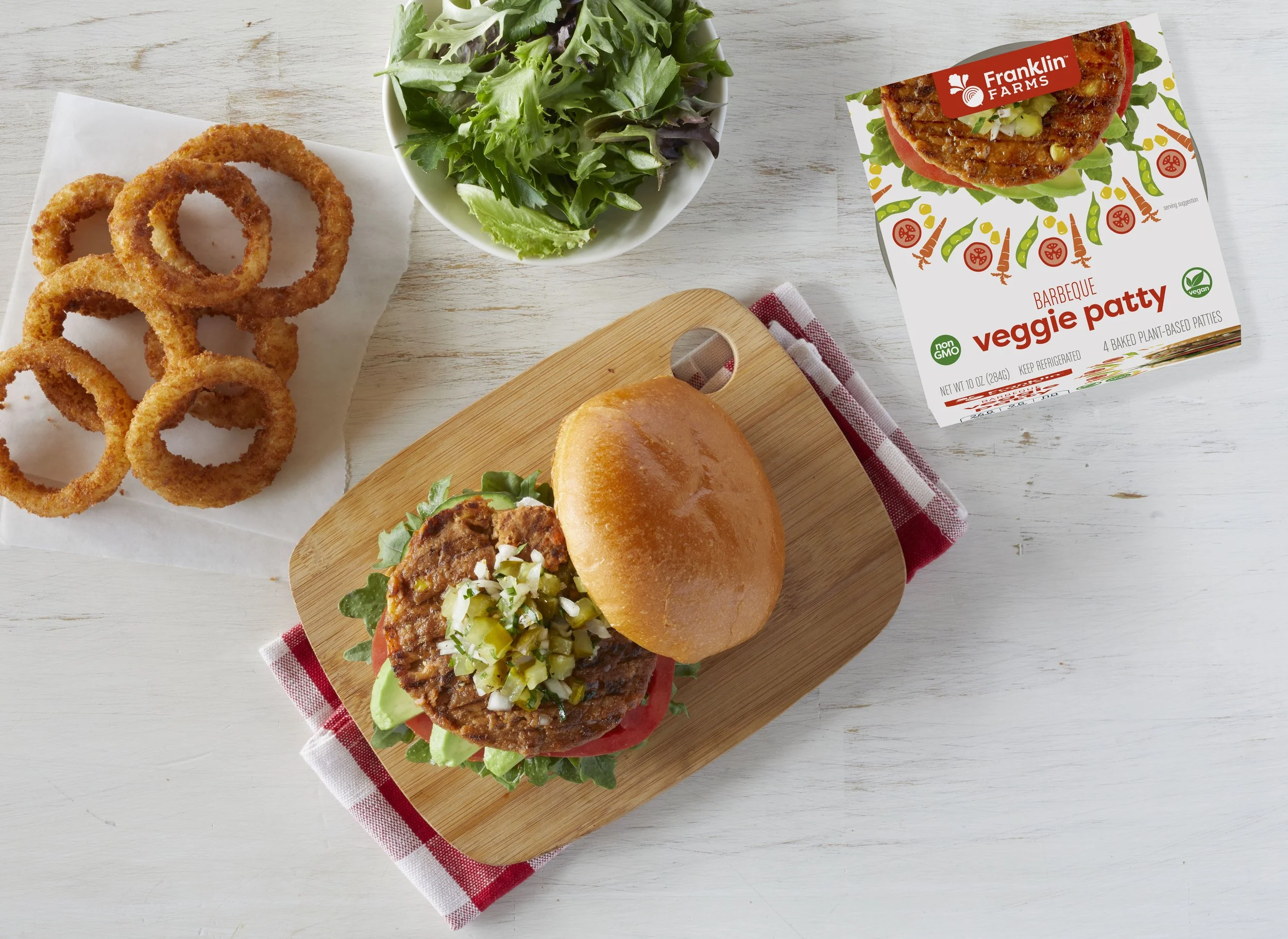 Franklin Farms Offers Simple Summer Veggie BurgersMake the perfect, flavorful veggie burger
