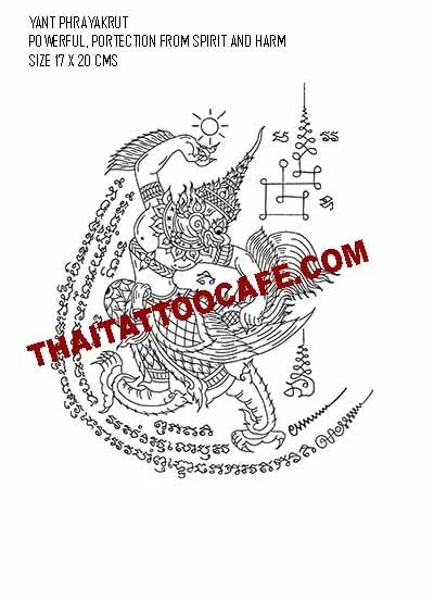 #49.1 Yant Phaya Krut | ยันต์พญาครุฑ