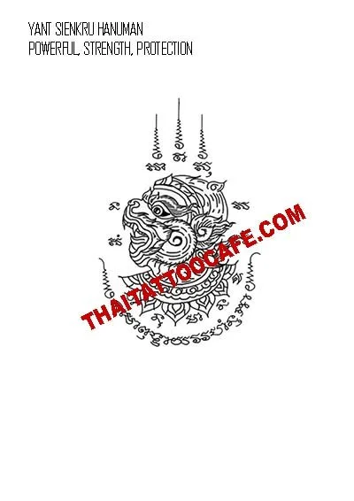 #54.1 Yant Sian Kru Hanuman | ยันต์เศียรครูหนุมาน