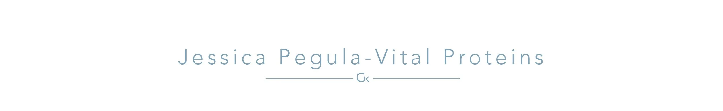 Jessica Pegula Vital Proteins advertising campaign title graphic
