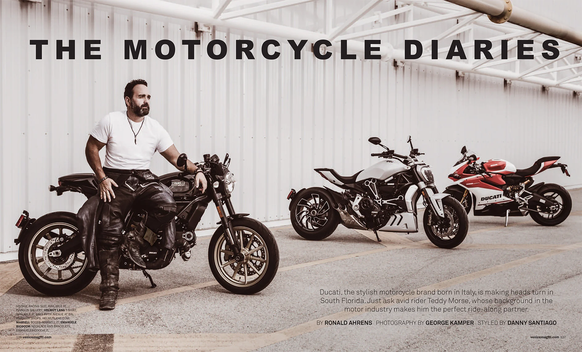 Teddy Cadillac &amp; His Love of Ducati