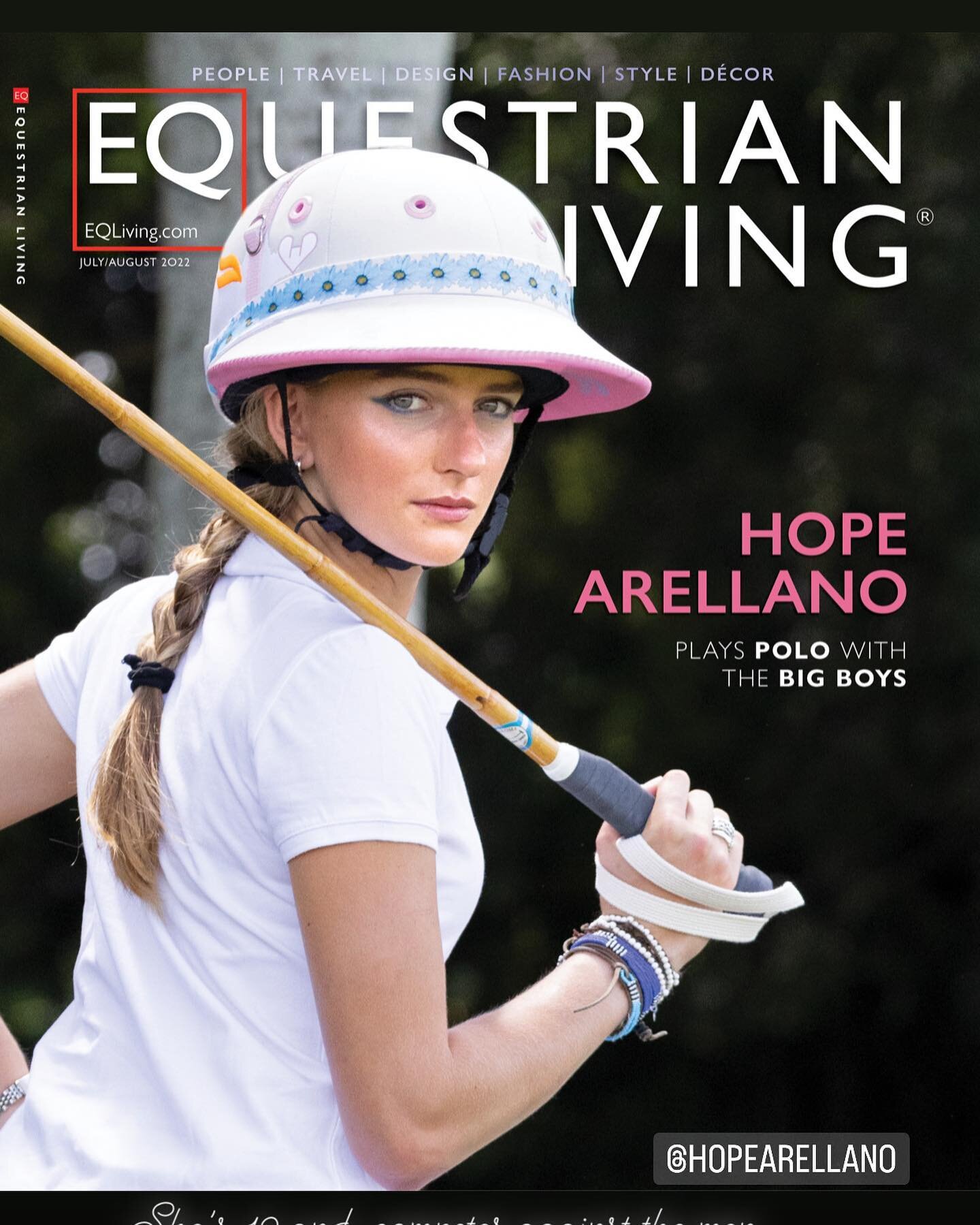 Excited to share our new @EQLiving Cover of 19-year-old Hope Arellano.  Hope is one of the most talented female polo players in the world and competes in high-goal tournaments against both men &amp; women. See the whole story:
https://eqliving.com/ho