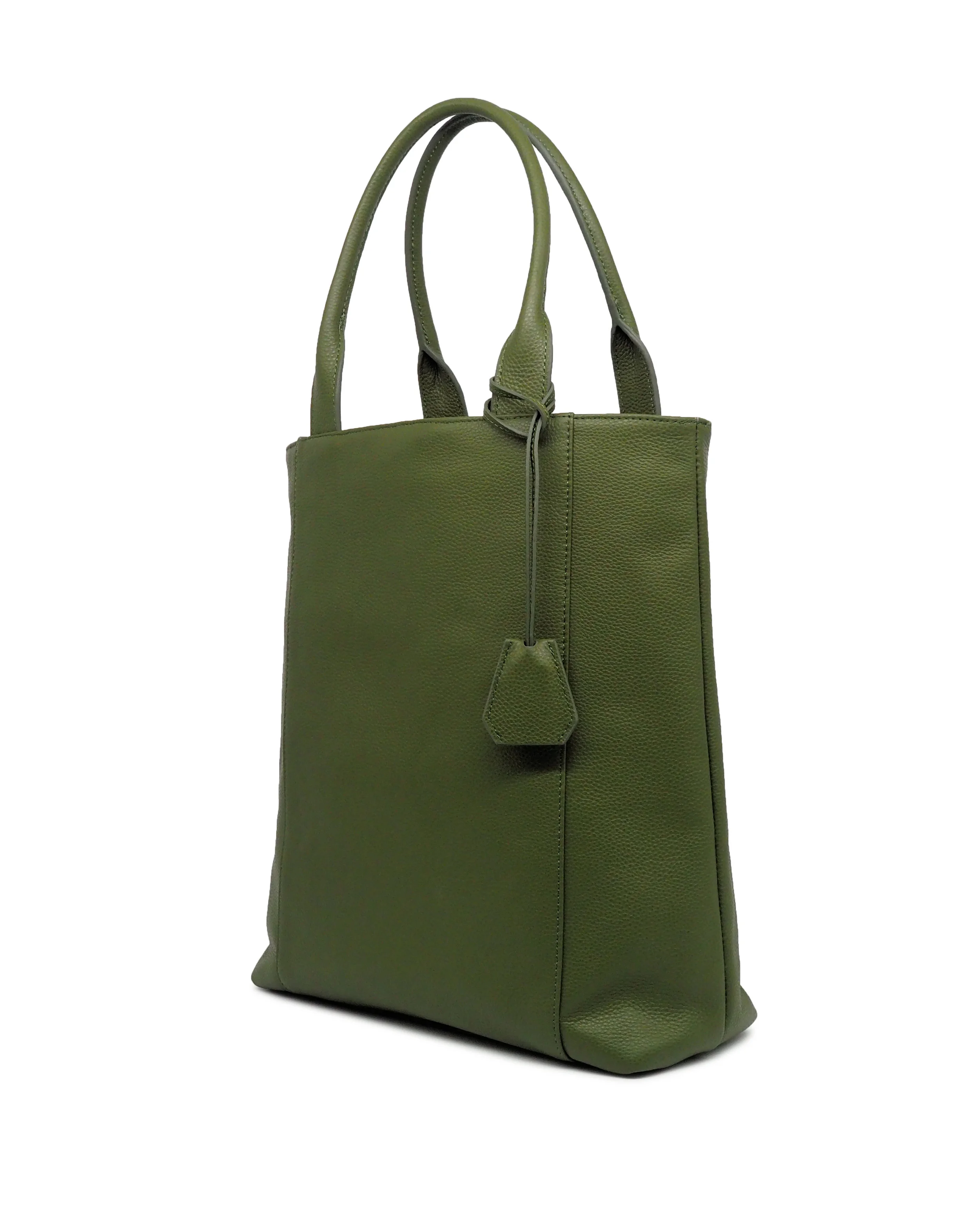 olive green leather bag