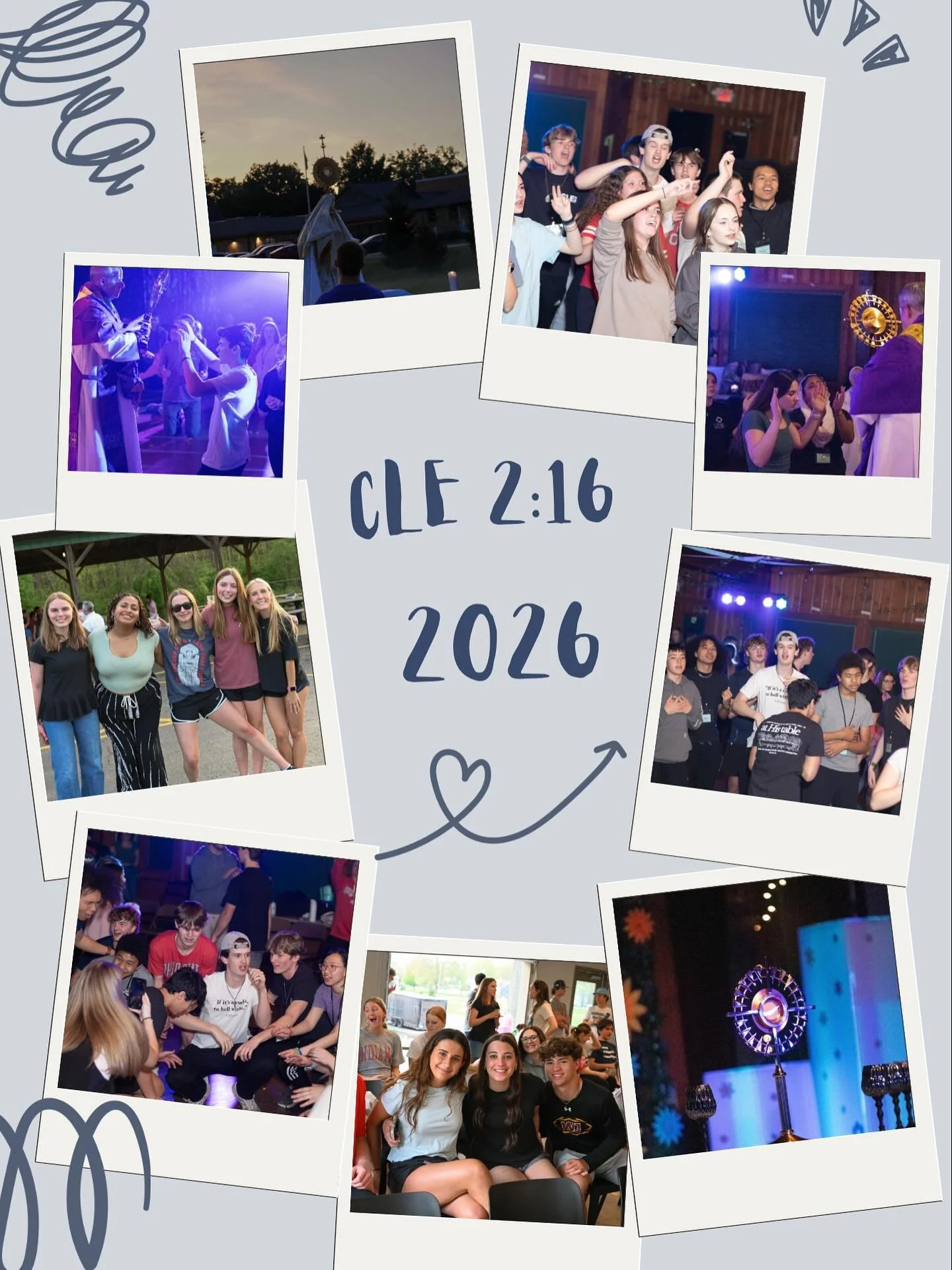 We made SO many amazing memories last year with our best friends, Jesus, &amp; @dioceseofcle at CLE 2:16, and WE CAN&rsquo;T WAIT to do it again!!! We still have SOME tickets leftover for purchase- HURRY &amp; GO GRAB THEM WHILE YOU STILL CAN!!! (LIN
