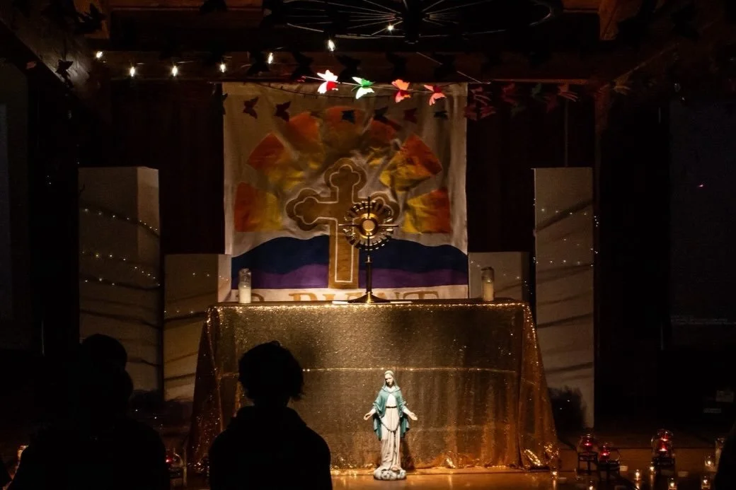 Hope is alive in Christ!

Another retreat in the books!!! This past weekend, over 50 teens gathered and grew in the radiant hope of our Lord. Thank you to all the hands who made this incredible weekend possible, and most importantly, thank you Jesus!