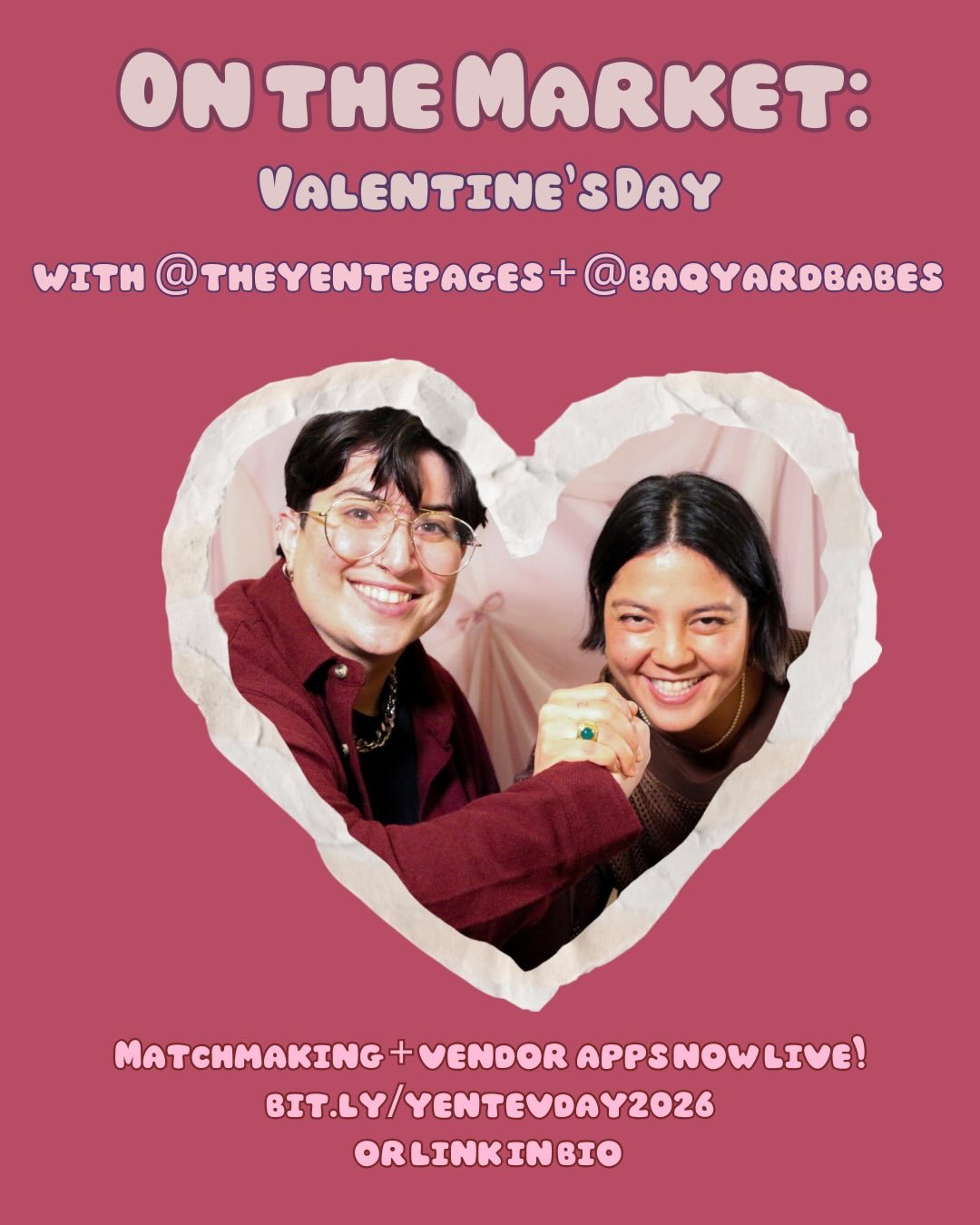 R&amp;R is back for more! Our holiday market &amp; matchmaking was such a hit that we decided to put our brains together for another special event this February. You can apply to be a vendor and/or matchmaking participant via the link in our bios! &h