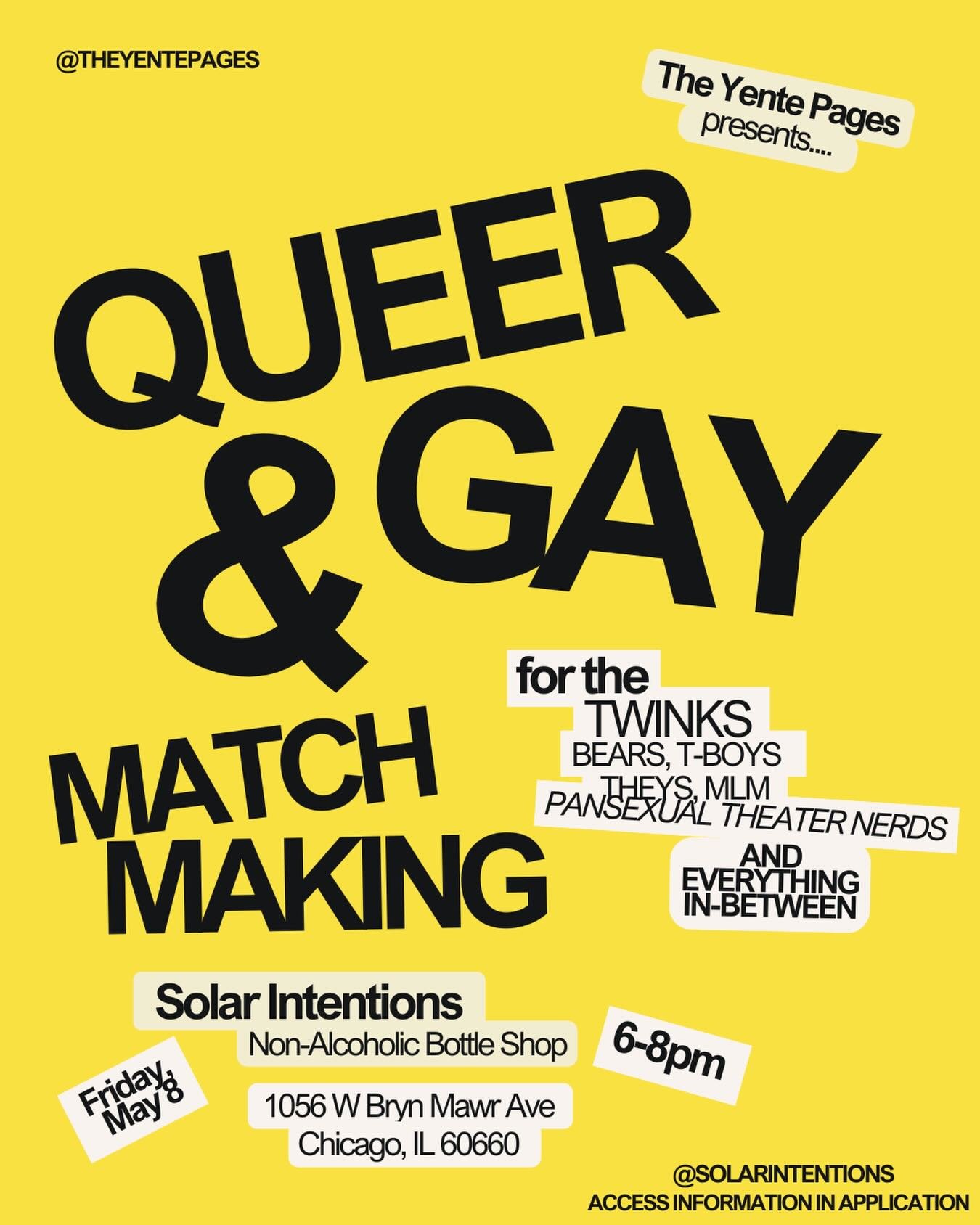 Okay, gay boys, I heard you!!!! Finding love on the apps feels impossible! Let me help you 🫡 - this is for anyone who identifies as gay as in MLM, boy4boy, twink4bear, you get my drift. This will be at @solarintentions, so it will be a N/A event! 🕺