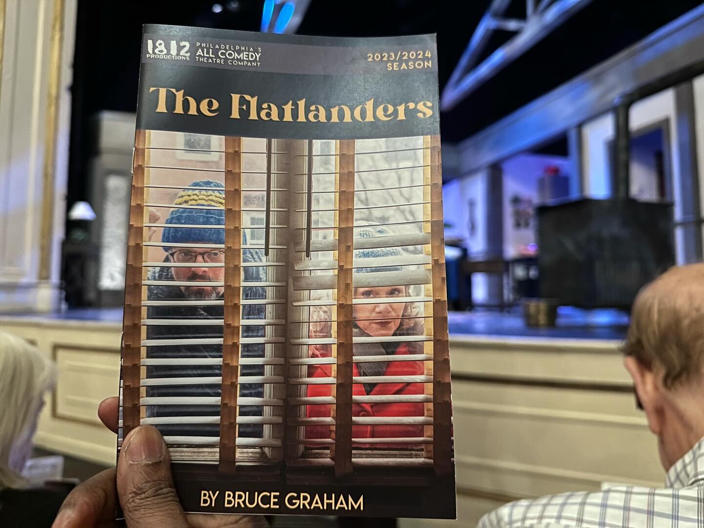 We&rsquo;re &ldquo;On The Move&rdquo; for Tonight&rsquo;sExperience&hellip;&ldquo;The Flatlanders&rdquo; @1812_productions #BruceGraham On Stage through Feb 18th. #ShowUp 4 #PhillyTheatre