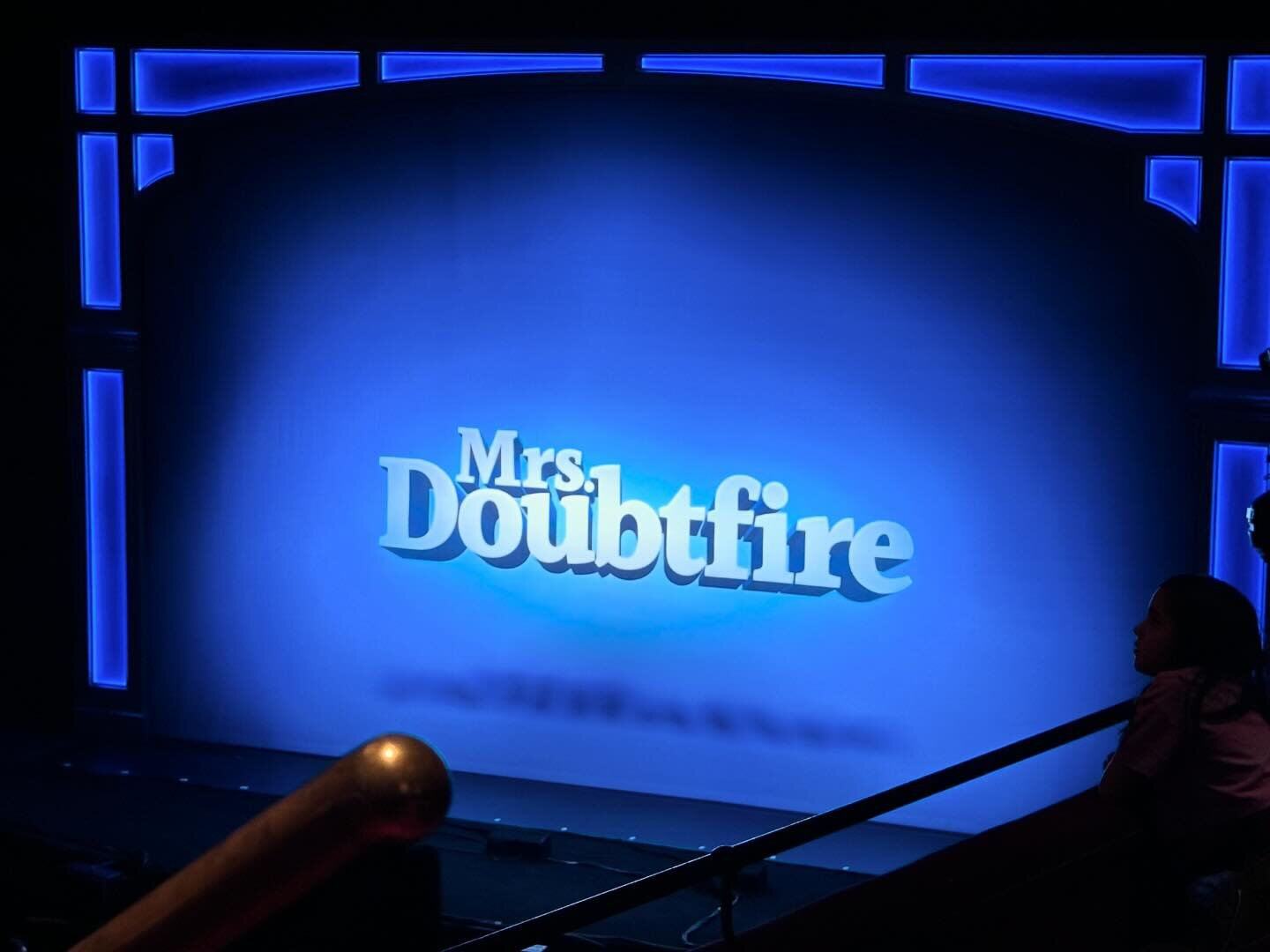 What a great time for #PhillyTheatre. So overjoyed to support @mcclurerob and @maggielakis on the @doubtfireontour tonight. #WhatTheHell go see it!