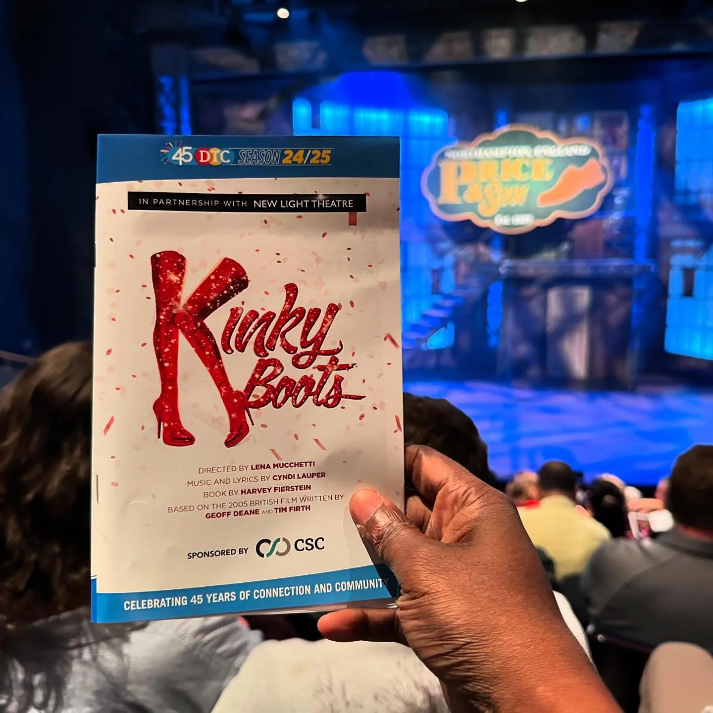#HappyOpening Tonight&rsquo;s Experience&hellip; #KinkyBoots @delawaretheatrecompany and @newlighttheatre