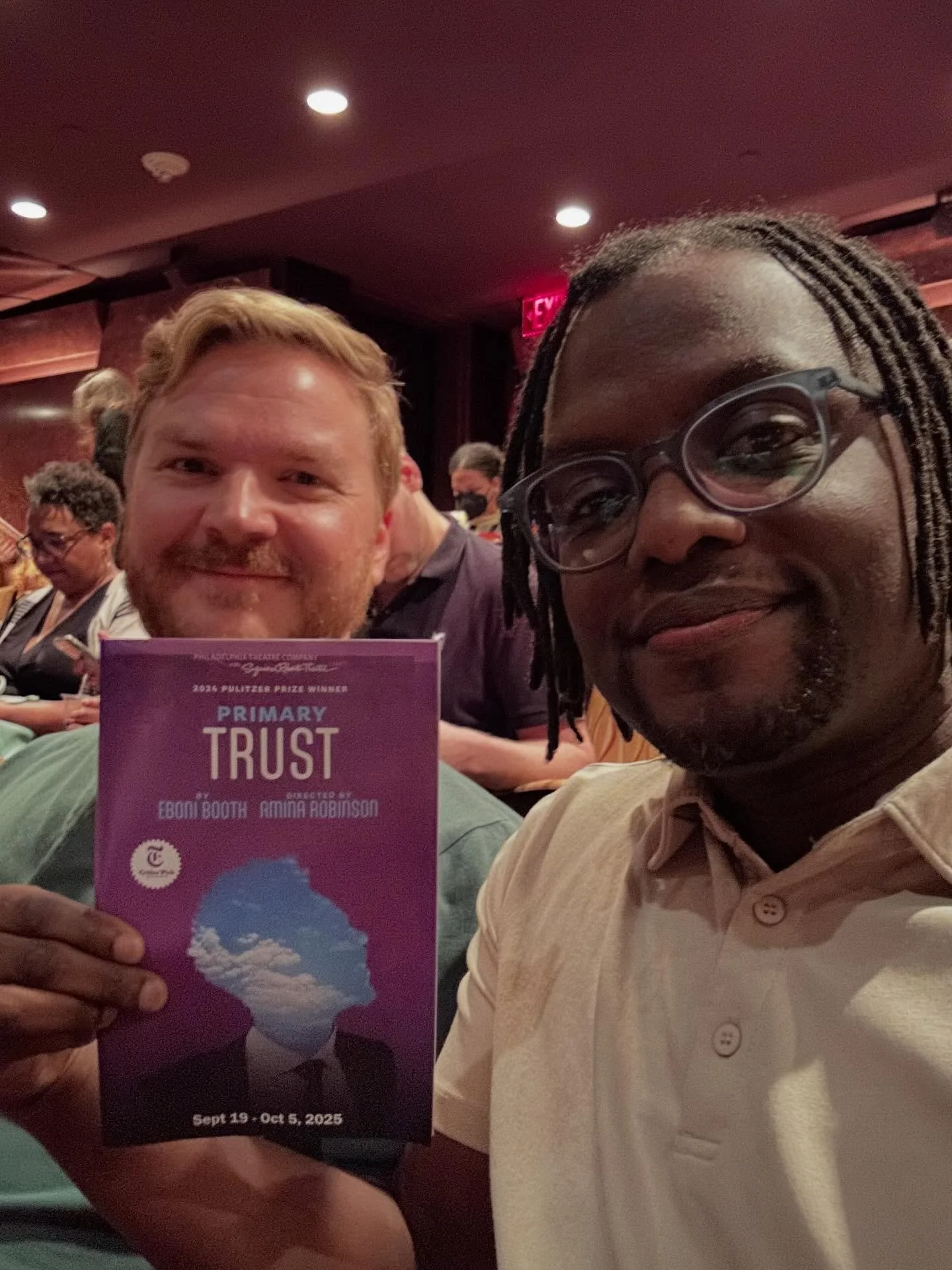 Happy Opening to the cast and crew of @philatheatreco ‘s #PhiladelphiaPremiere “PRIMARY TRUST”! Catch the show through October 5th!