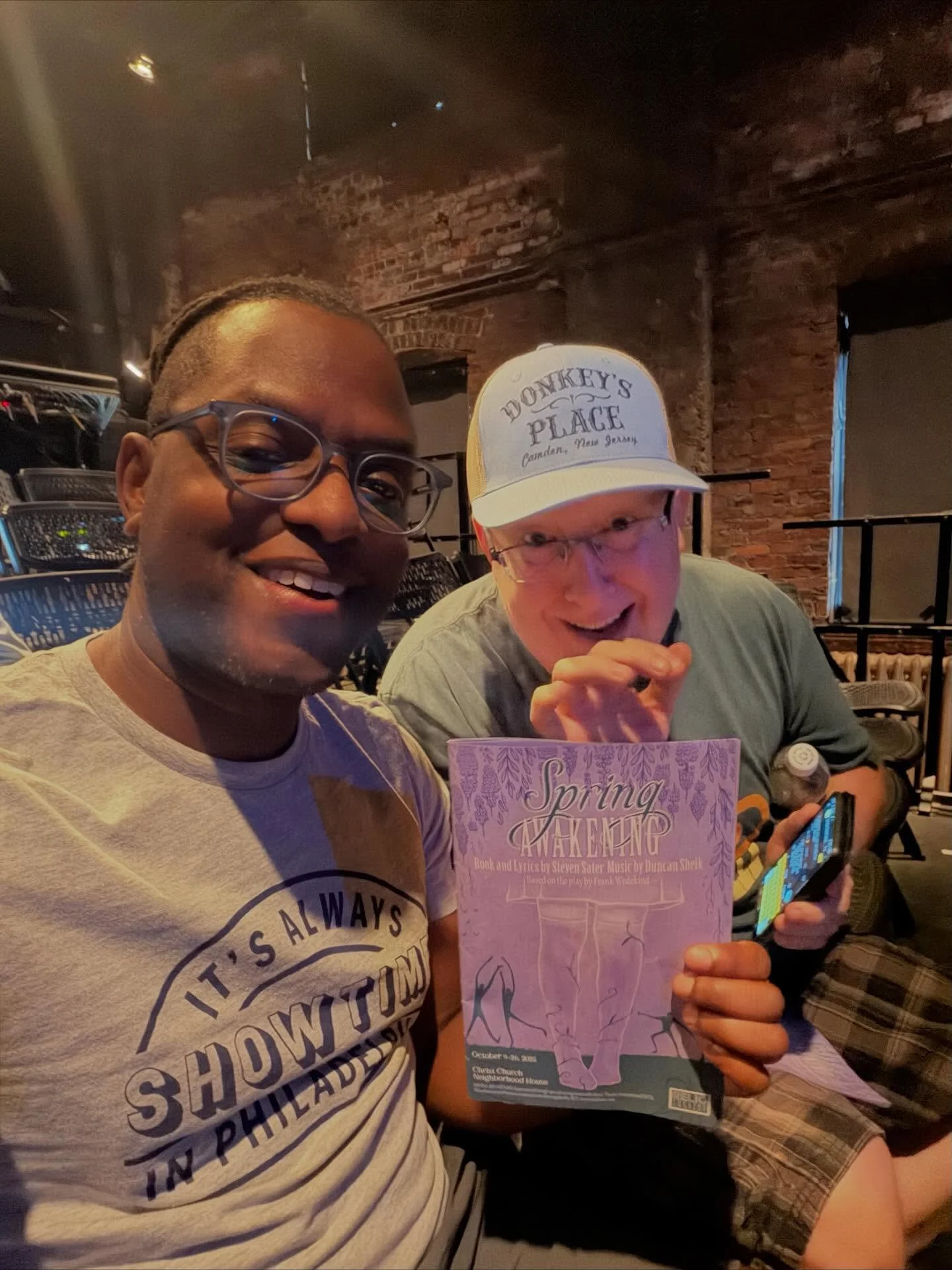 “I Believe. I Believe. I Believe.” #ItsAlwaysShowtimeInPhilly @christchurchneighborhoodhouse for the inaugural production of @relictheatreco ‘s #SpringAwakening led by the immensely talented @robihager powered by a dynamic cast and