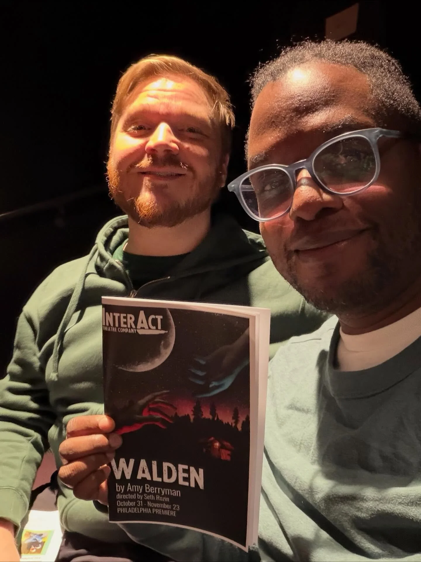 My Plus 1 and I ventured over to @interacttheatreco to see the #PhiladelphiaPremiere #Walden by Amy Berryman, directed by @sethrozin on stage through November 23rd. #SeeMoreTheatre #BringFriends #TellEveryone @theatrephiladelphia  #EDInTheWild