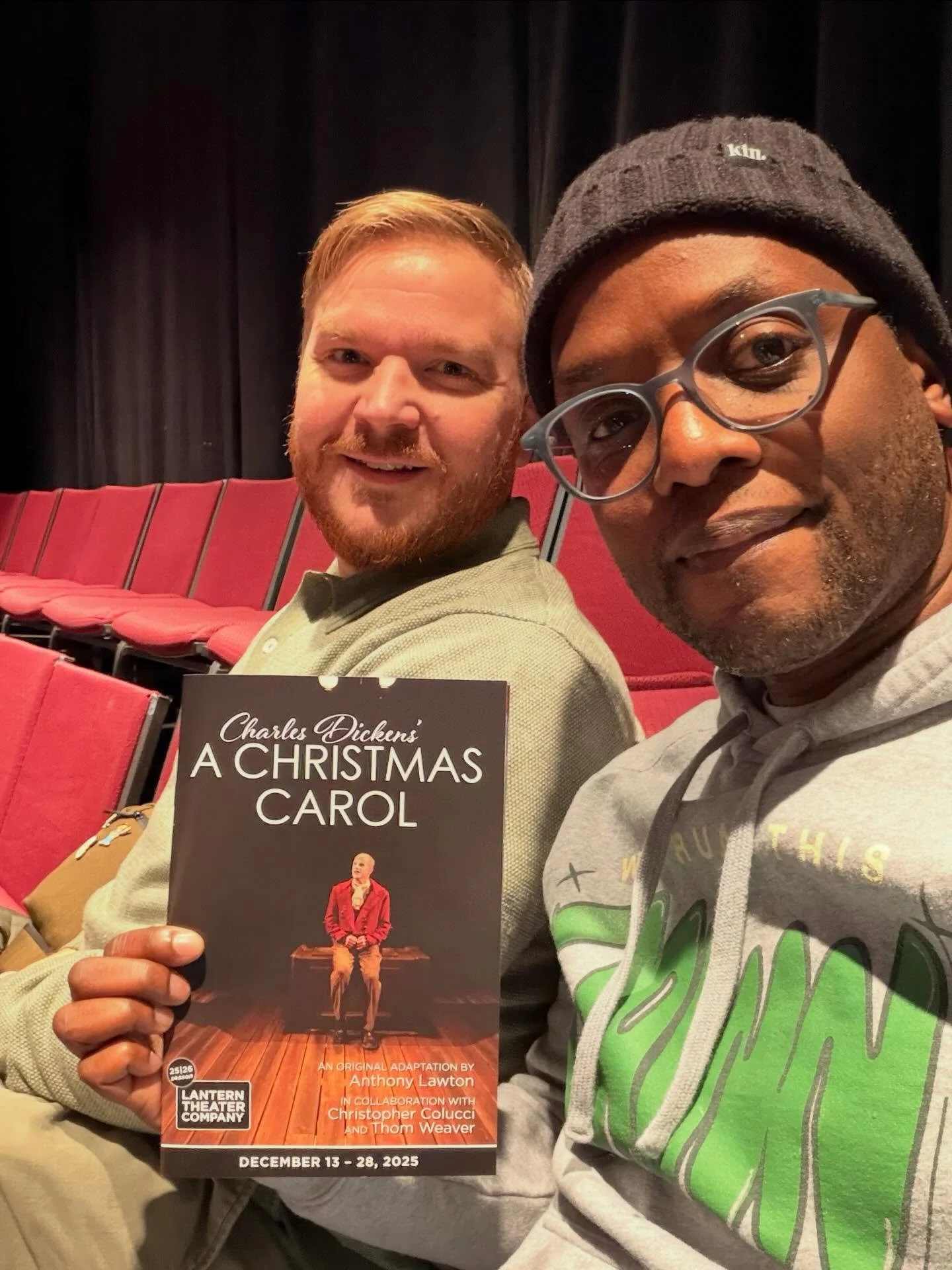 Today&rsquo;s Experience&hellip;#AChristmasCarol starring @lawtonanthony939 on stage @lanterntheater through December 28th. #SeeMoreTheatre #TisTheSeason #TellEveryone #BringFriends @theatrephiladelphia #EDintjeWild