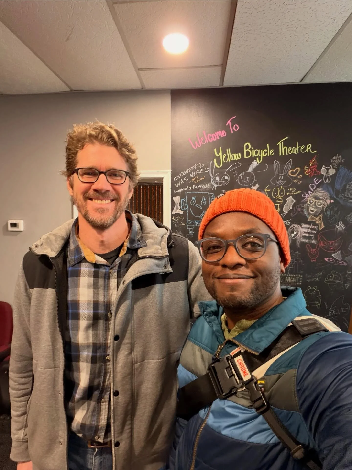 Met with Joshua Crone @yellowbicycletheater to hear how they operate and how @theatrephiladelphia helps and could help their efforts. Continuing my trek through the community to meet face to face and listen. Stay Tuned for more. #EDintheWild