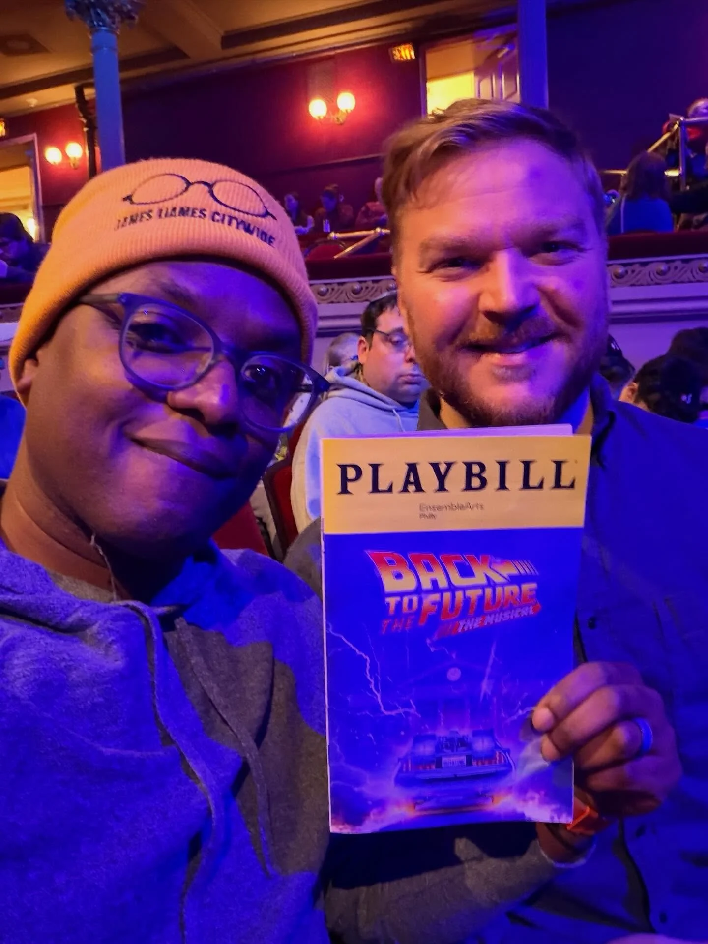 #BackInTime for today&rsquo;s experience&hellip; the final day of @bttfmusical @ensembleartsphilly &ldquo;We drive 88mph JUST IN CASE!&rdquo; #MakeLikeATree #GreatScott #ThisIsHeavy @theatrephiladelphia #EDintheWild