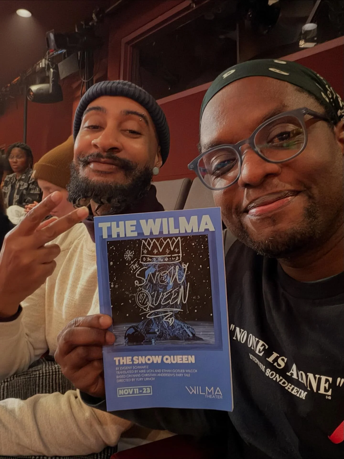 Happy Opening to the cast and crew of #TheSnowQueen @thewilmatheater on stage through 11/23! Introduce or reintroduce your friends to theatre! &ldquo;#Theatre is more fun with a Plus 1! #SeeMoreShows #BringFriends #TellEveryone @theatrephiladelphia #