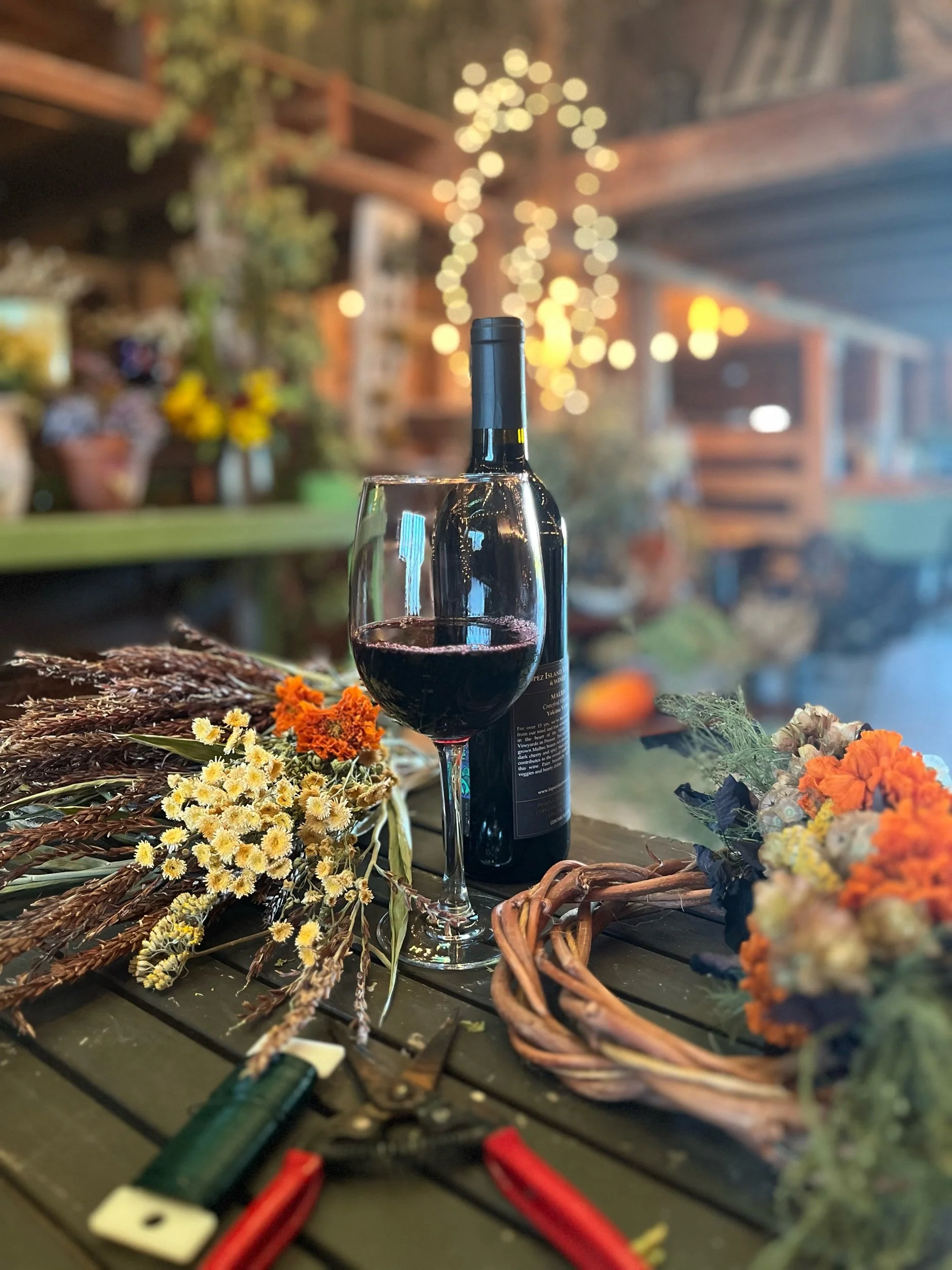 September 4th, Happy Hour Wreaths! 4-7pm