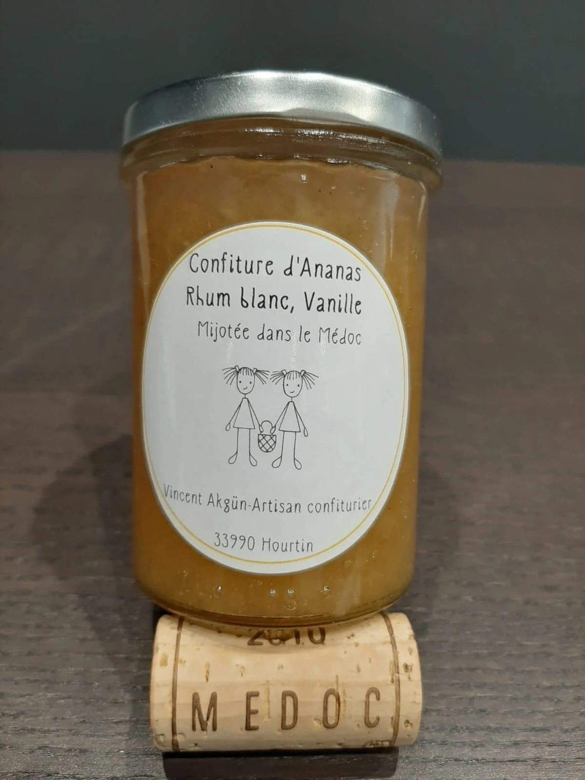 Pineapple White Rhum Vanilla Jam