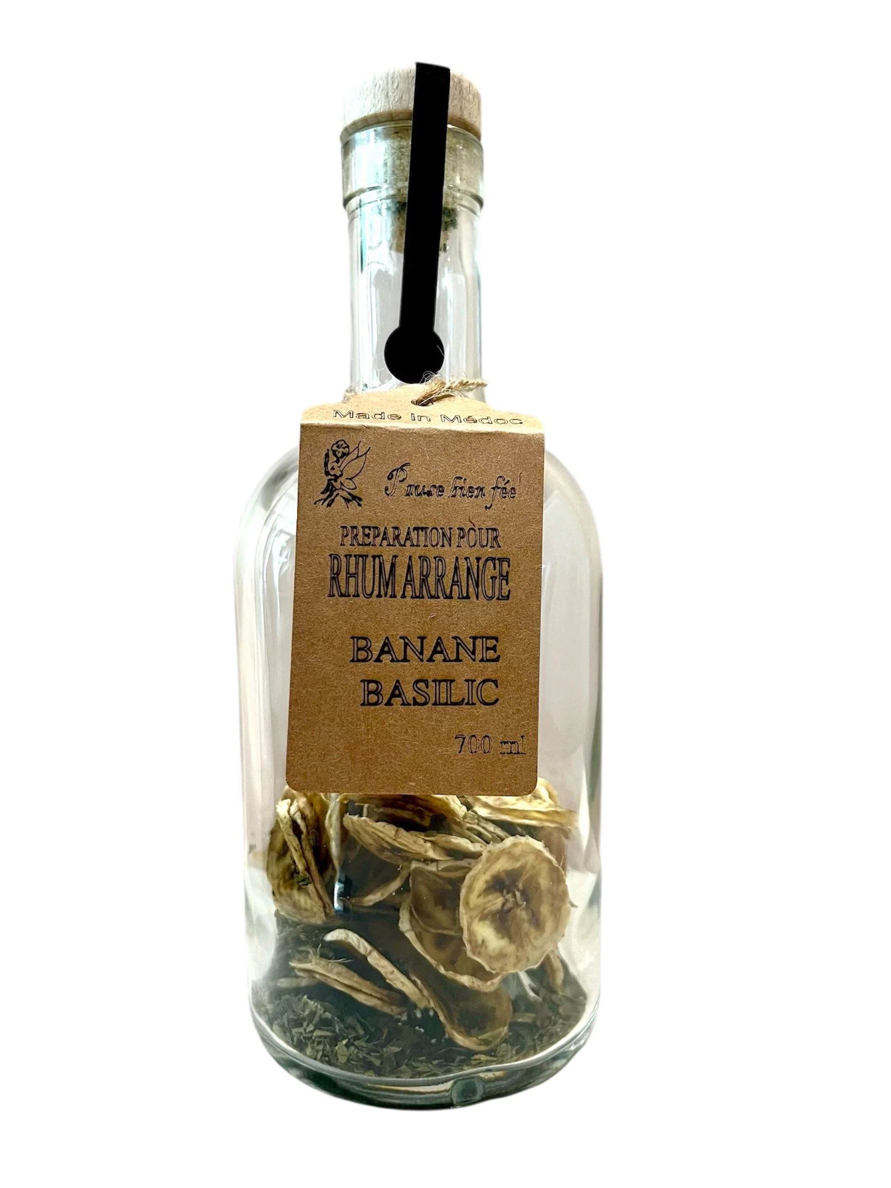 Préparation pour Rhum arrangé "Banane/Basilic