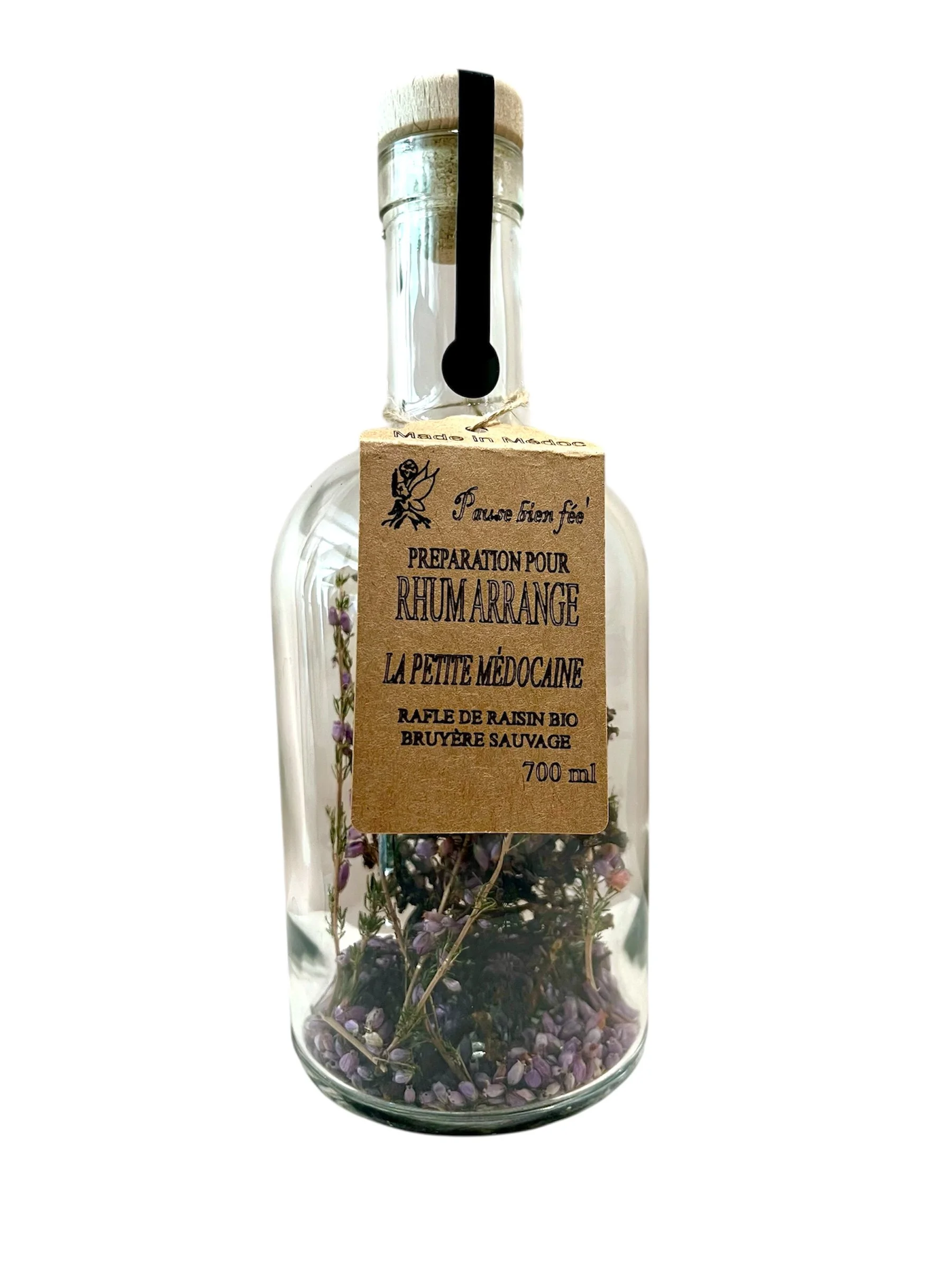 Préparation pour Rhum arrangé " Rafle de raisin bio et bruyère sauvage"