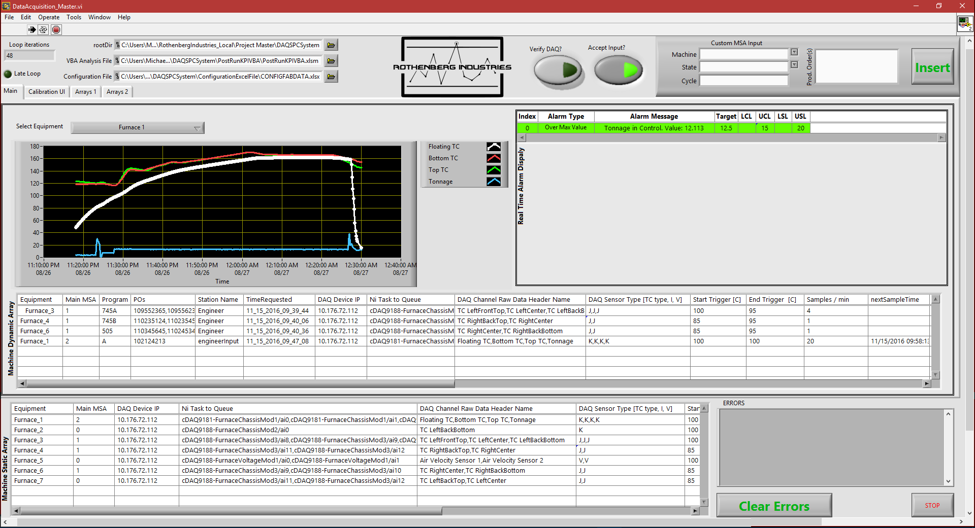 Control Limit & Spec Limit Table calculated by generator script.JPG