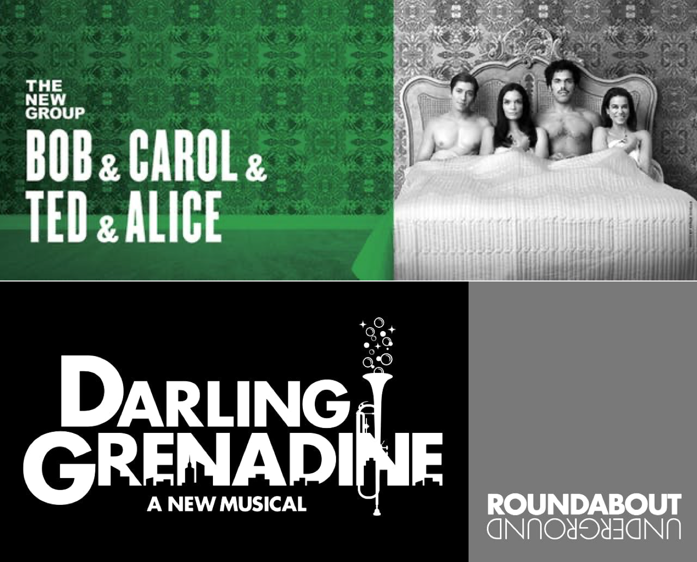 REVIEWS: “Bob &amp; Carol &amp; Ted &amp; Alice” and “Darling Grenadine”