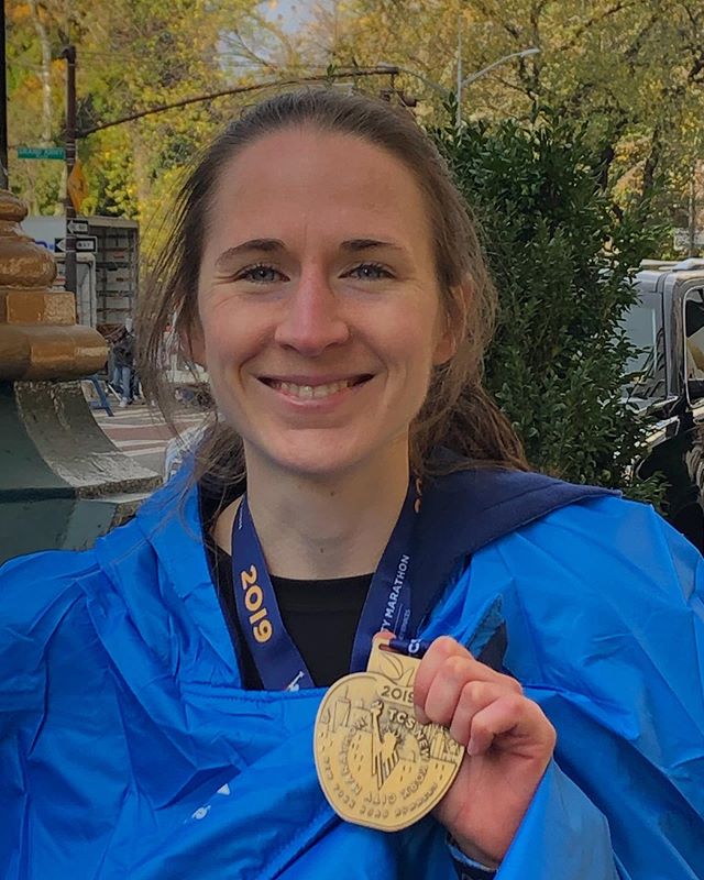 Our athlete @efbrod crushed her first marathon at the New York City marathon yesterday!! She went in with a goal of running under 3:30 and absolutely demolished it by running 3:12:55!! She went out very conservative and slowly raised her effort throu