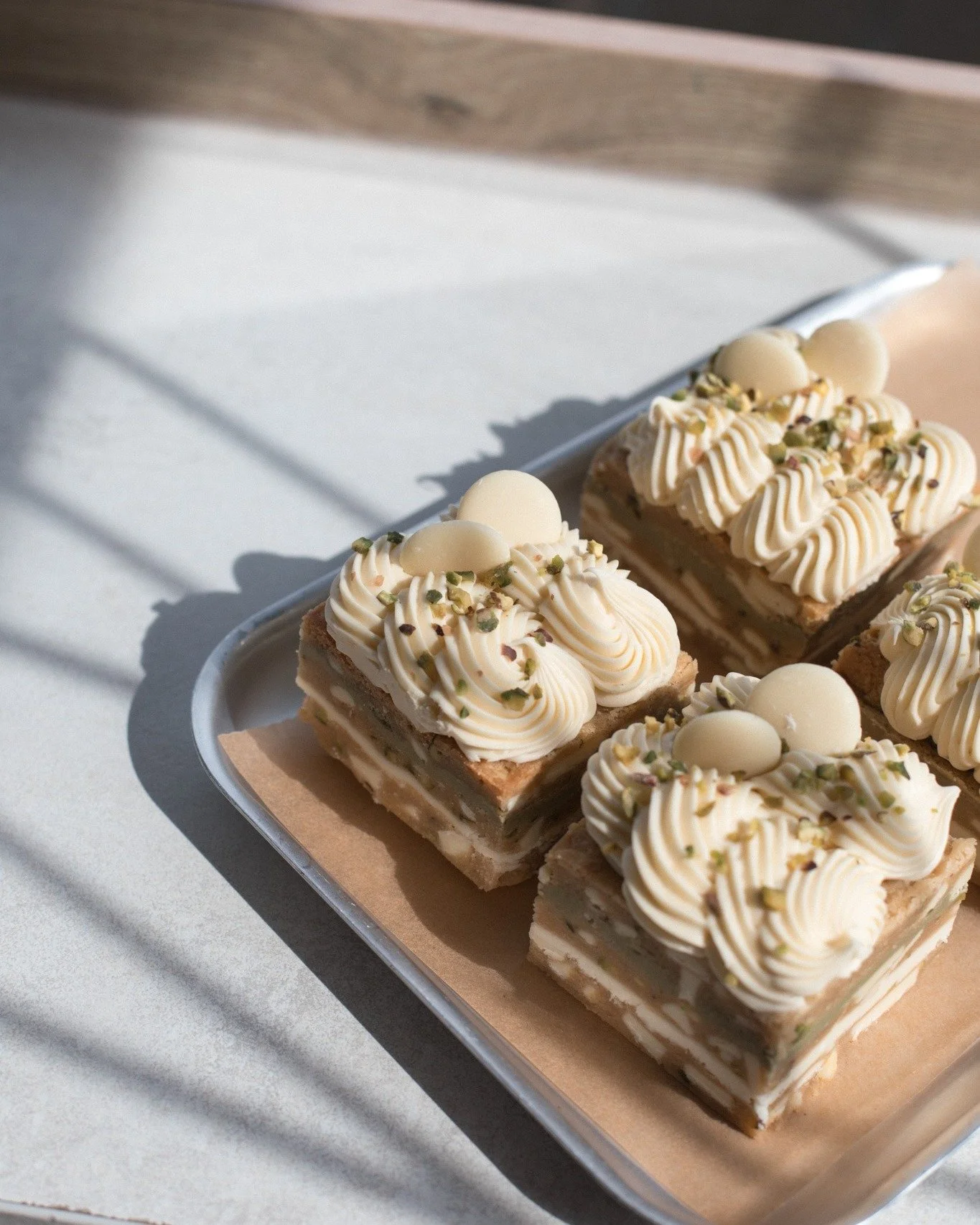 Pistachio lovers, this one&rsquo;s for you 💚

Our Pistachio Cookie Stack is fresh on the counter today. Grab one before it&rsquo;s gone!

#PistachioCookieStack #NuttyDelight #FreshlyBaked #SweetTreats #TheWorkhouse