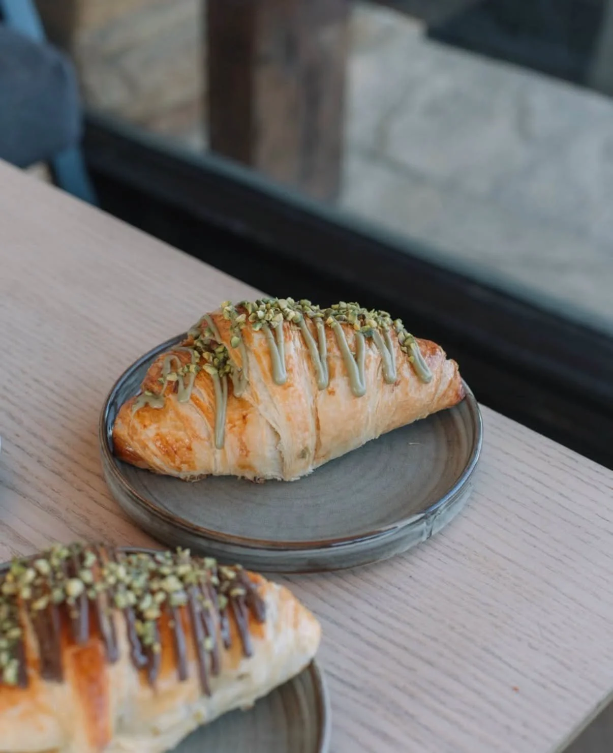 Flaky, buttery, and filled with creamy pistachio goodness 💚🥐

&hellip;perfect for when you need that little pastry pick-me-up! 

#TheWorkhouse #PistachioMood #FreshBakes #PastryPerfection