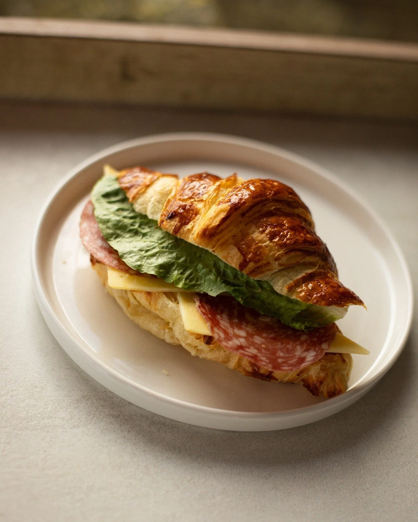 An all-day favourite for a reason 🥐

Our Cheddar Cheese, Salami and Lettuce Croissants are the perfect savoury pick-me-up! They always hit the spot 🎯

#SavouryCroissants #TheWorkhouse #AllDayFavourite