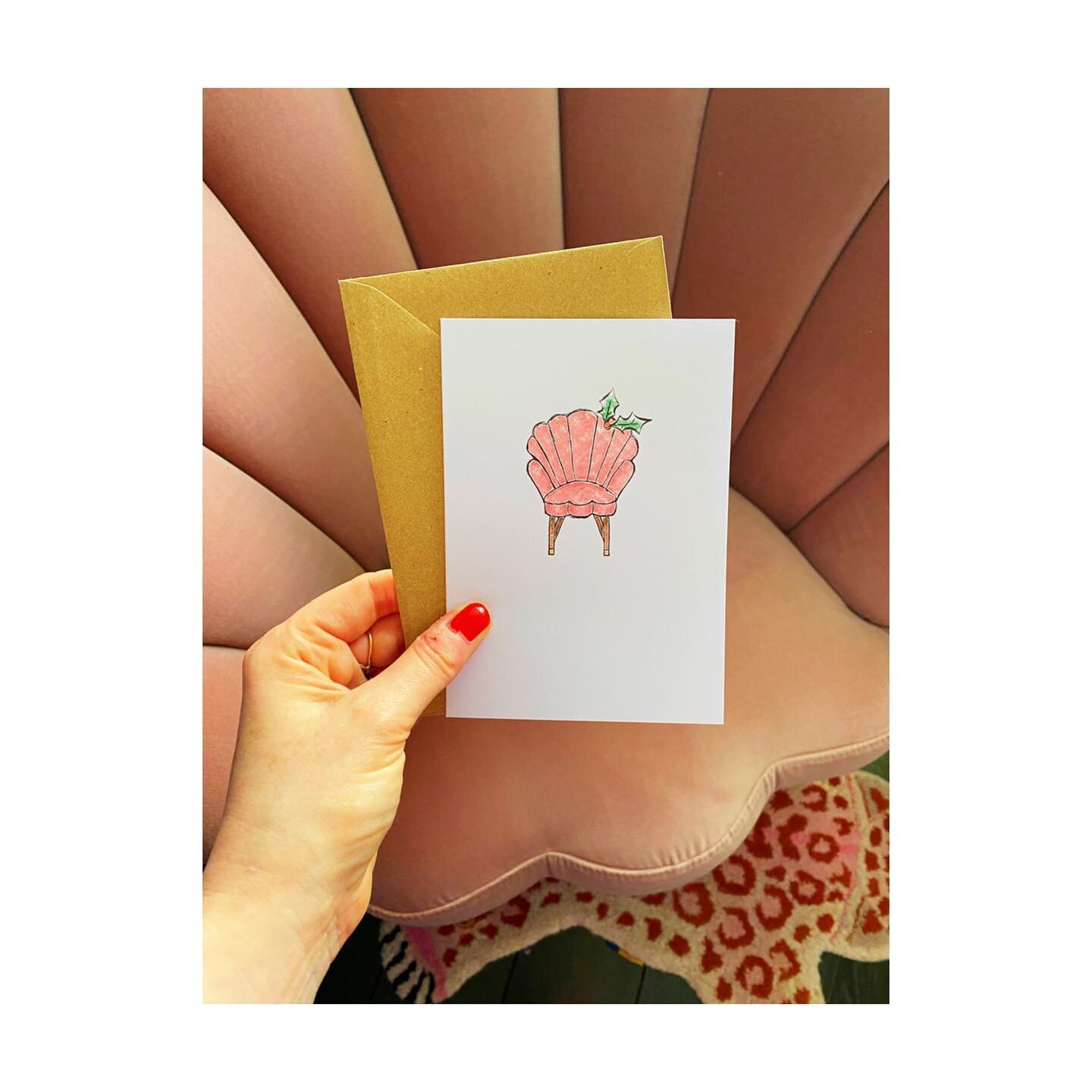 Gorgeous Parlour member Philippa has designed this Christmas card inspired by the @oliverbonas pink Parlour chair with 25p going to @mindcharity, a cause very close to both our hearts 💕 WELL BABES! The gorgeous people at OB have now said if we can s