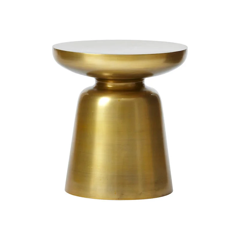 Dorado Brushed Gold Side Table.jpeg